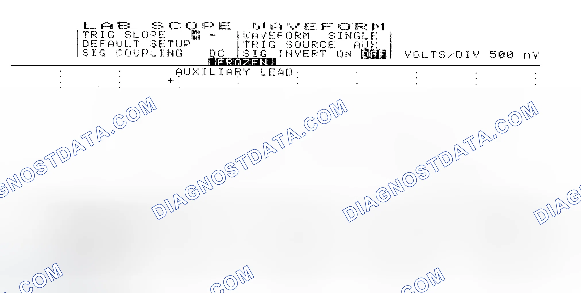 Scheme 14: Single Injector w/Excessive Current Flow - Current Pattern