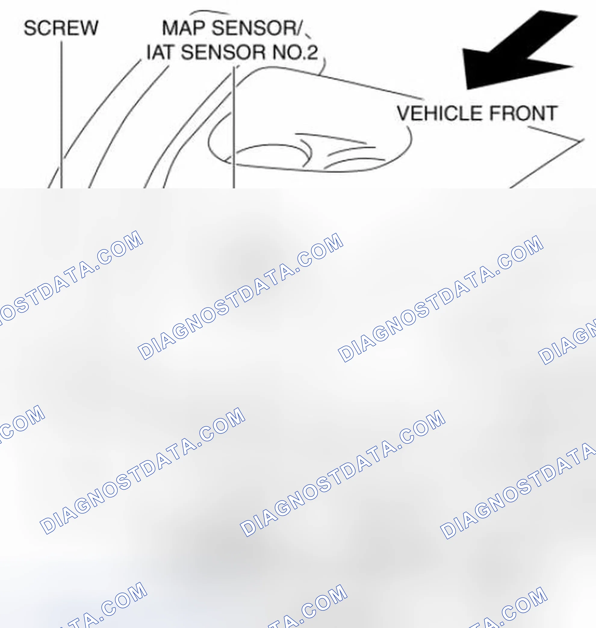 Scheme 211: MANIFOLD ABSOLUTE PRESSURE (MAP) SENSOR/INTAKE AIR TEMPERATURE (IAT) SENSOR NO.2 REMOVAL/INSTALLATIO