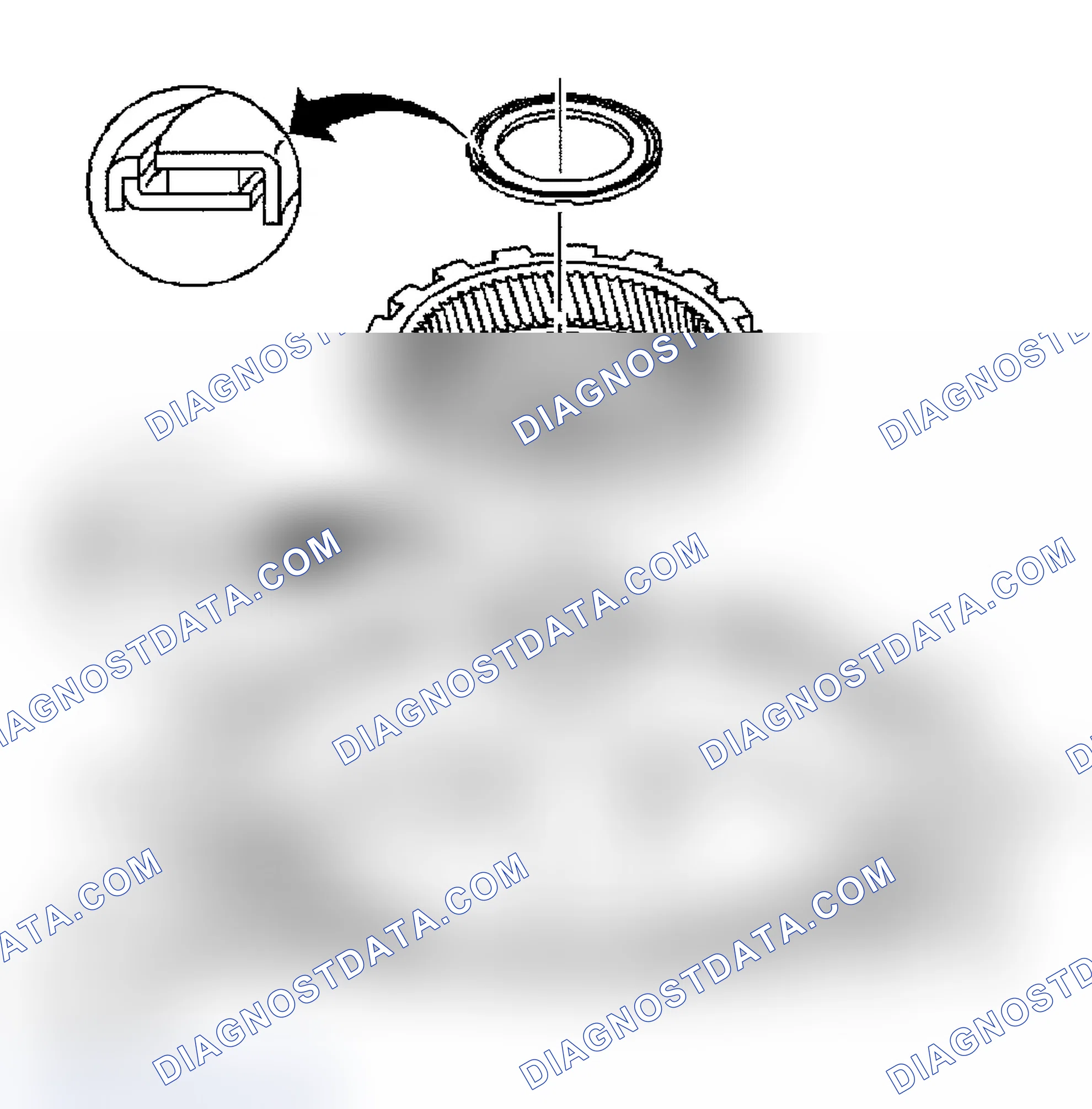 Scheme 133: Removing/Installing Internal Reaction Gear & Thrust Bearing