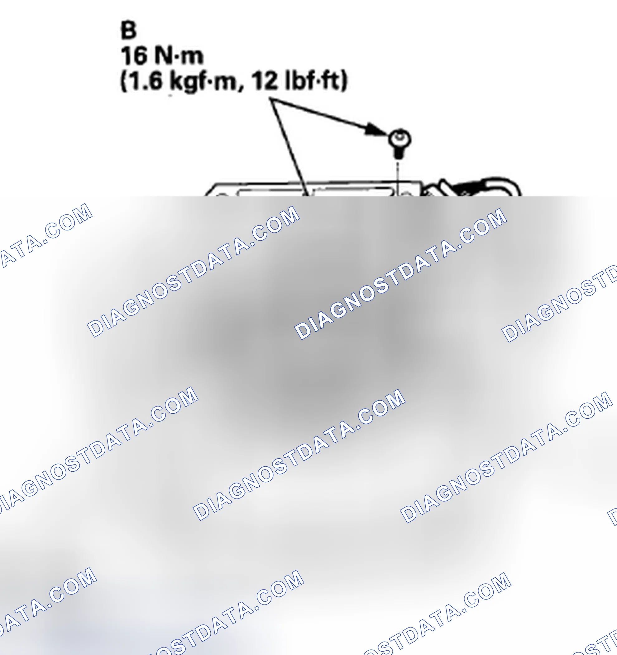 Scheme 224: IMA Motor Rotor Position Sensor Removal/Installation