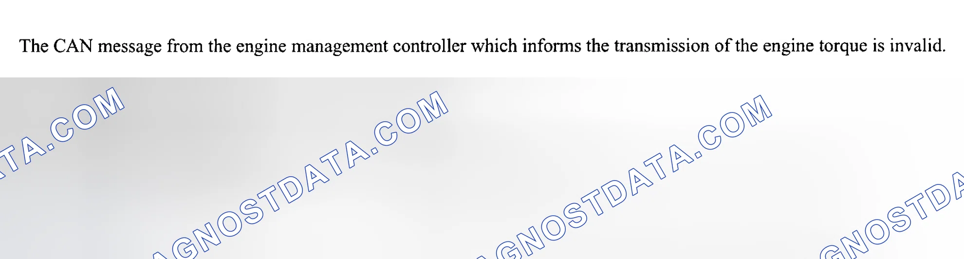 Scheme 10: FAULT CODE 33: CAN MESSAGE MD-IND INVALID, INDICATED BY F-TL-MES/CAN MESSAGE: ENGINE TORQUE INVALID