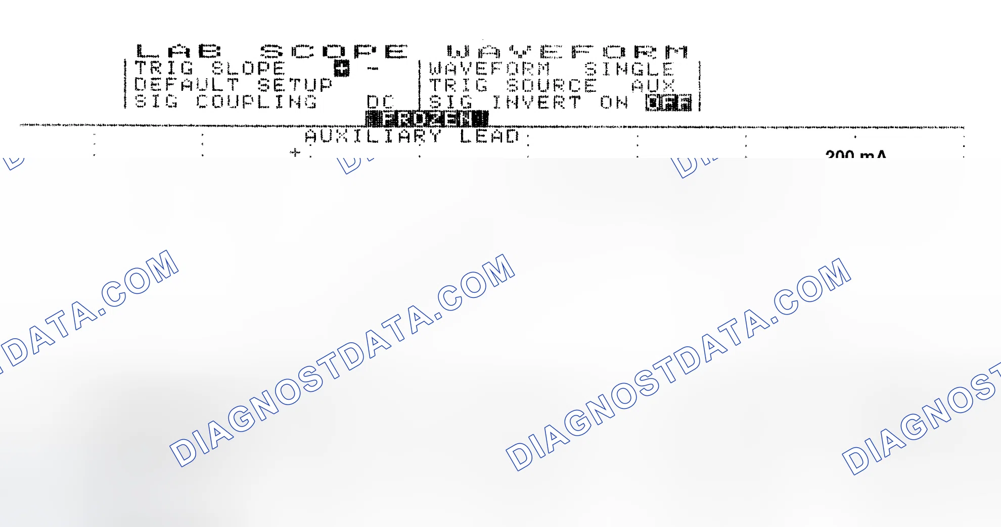Scheme 13: Single Injector w/Normal Current Flow - Current Pattern