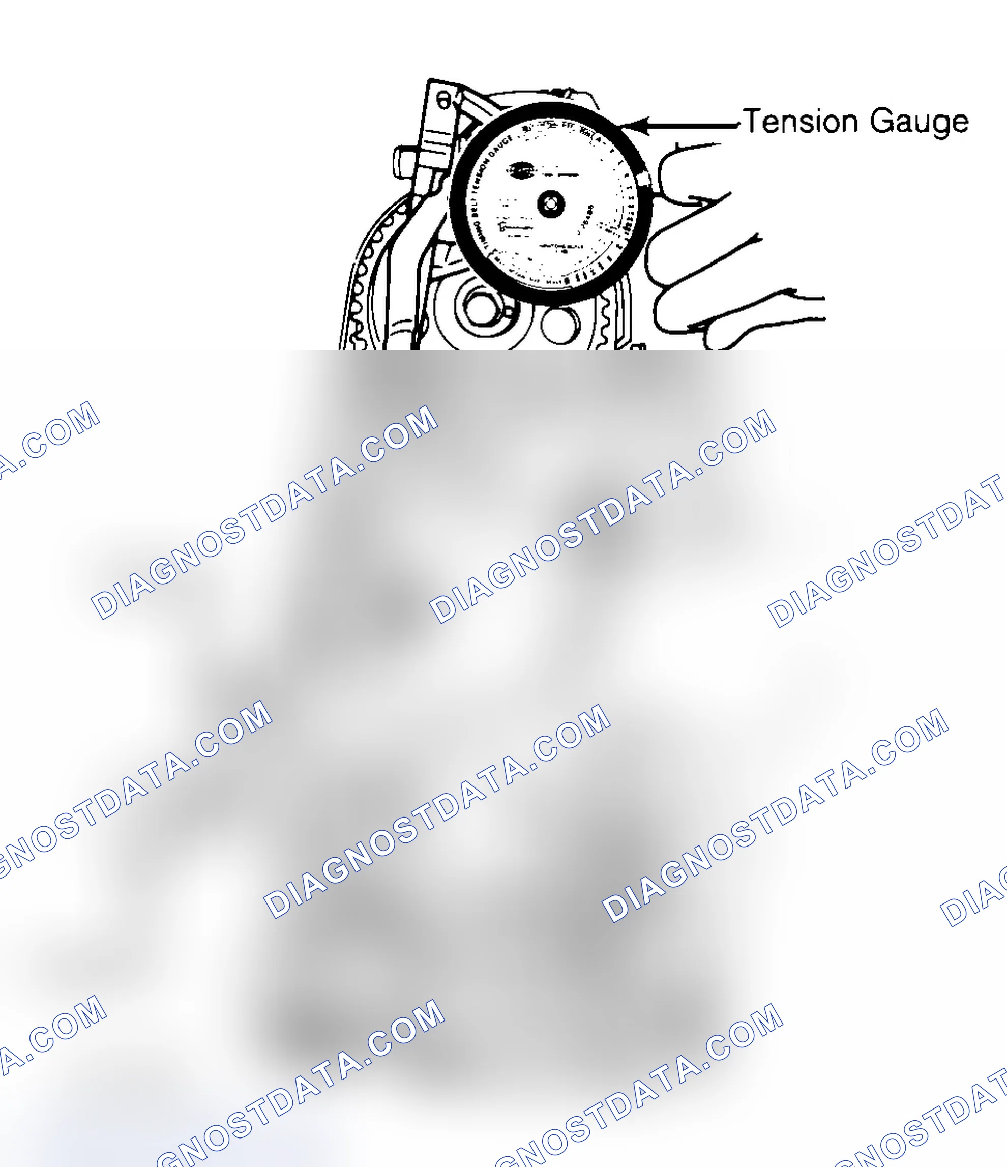 Scheme 28: Adjusting Typical Timing Belt Tension
