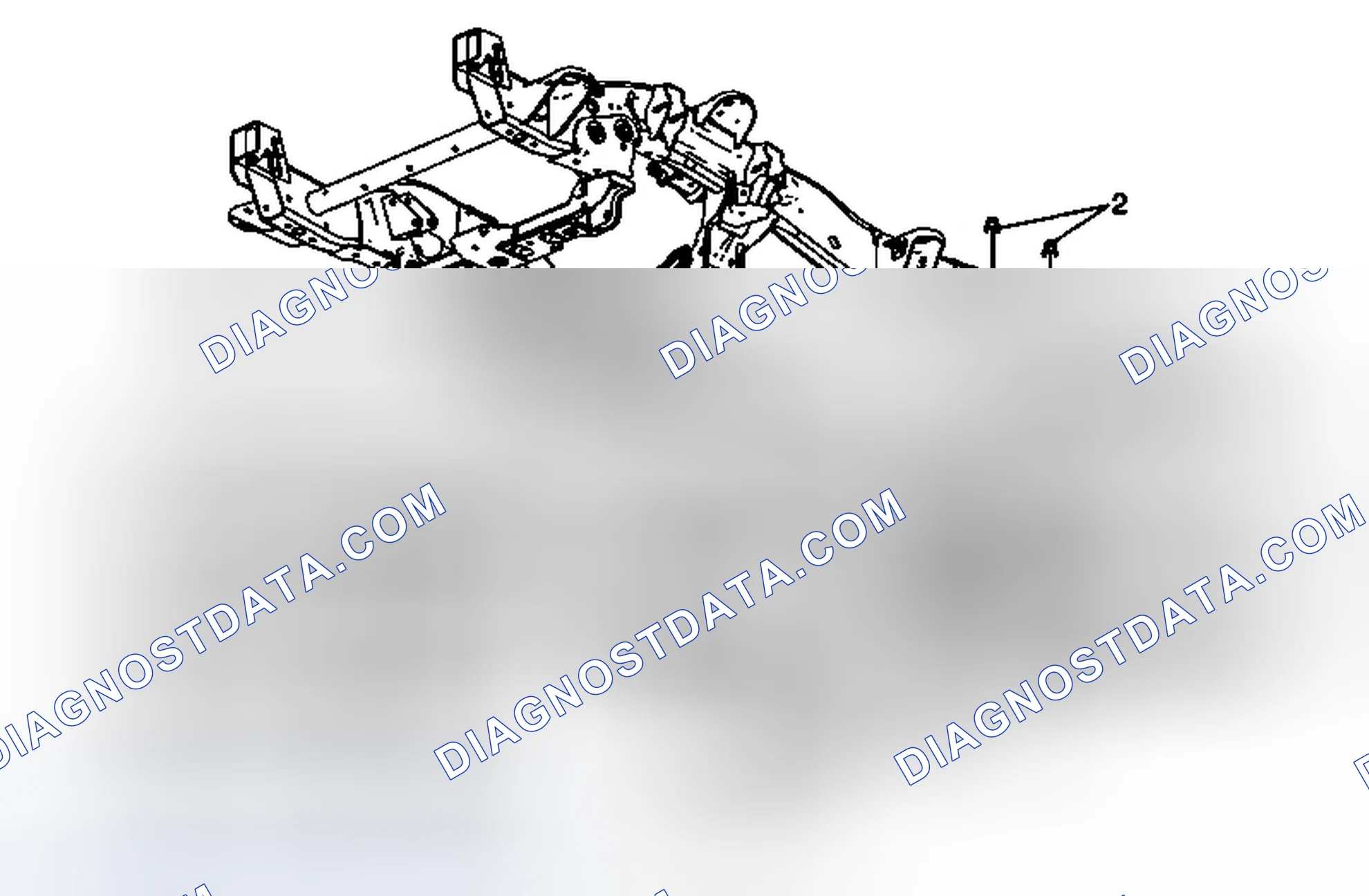 Scheme 8: Transmission Support Crossmember Replacement (2WD 2500 Series)
