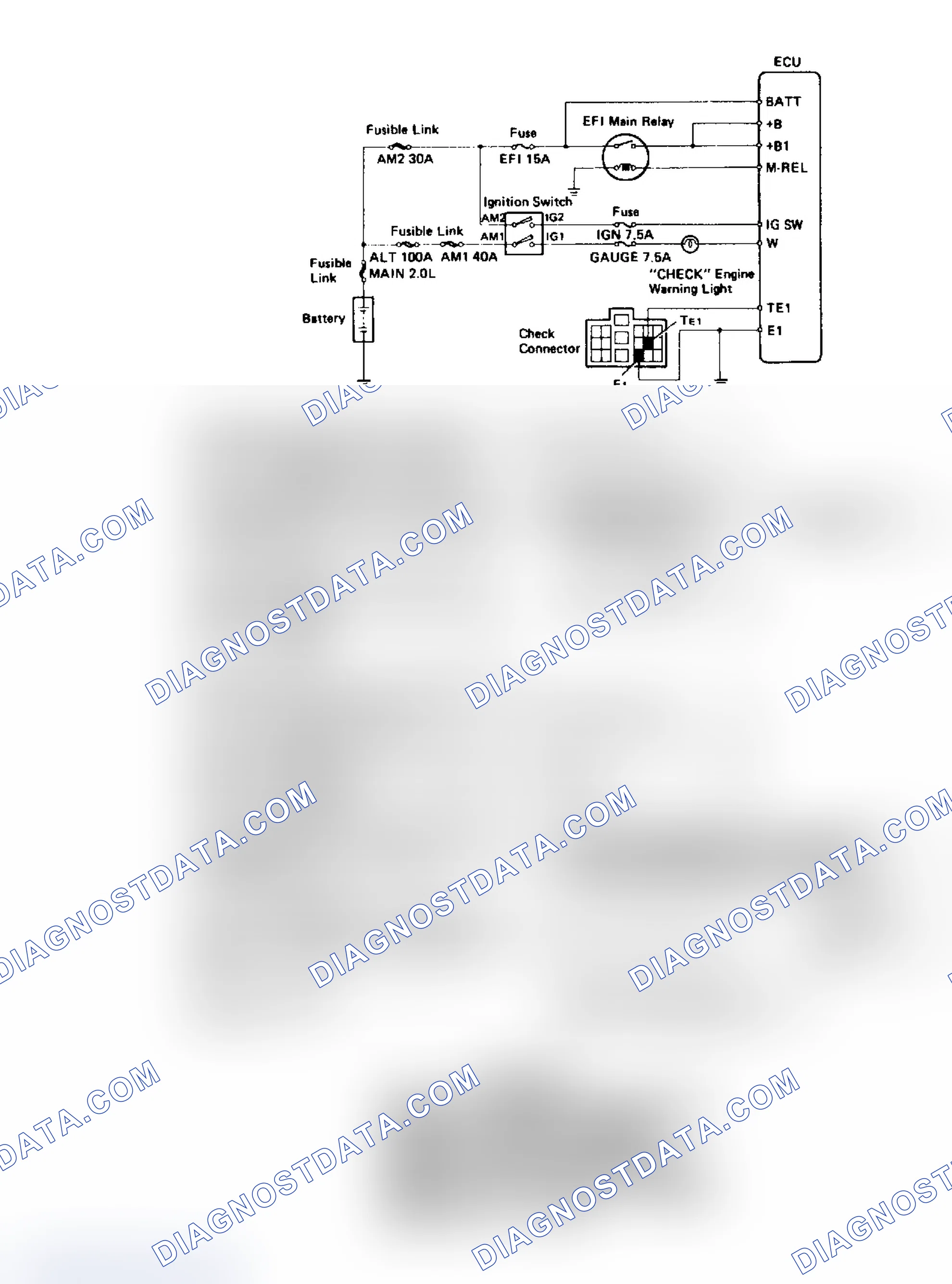 Scheme 22: DIAGNOSTIC CIRCUIT CHECK