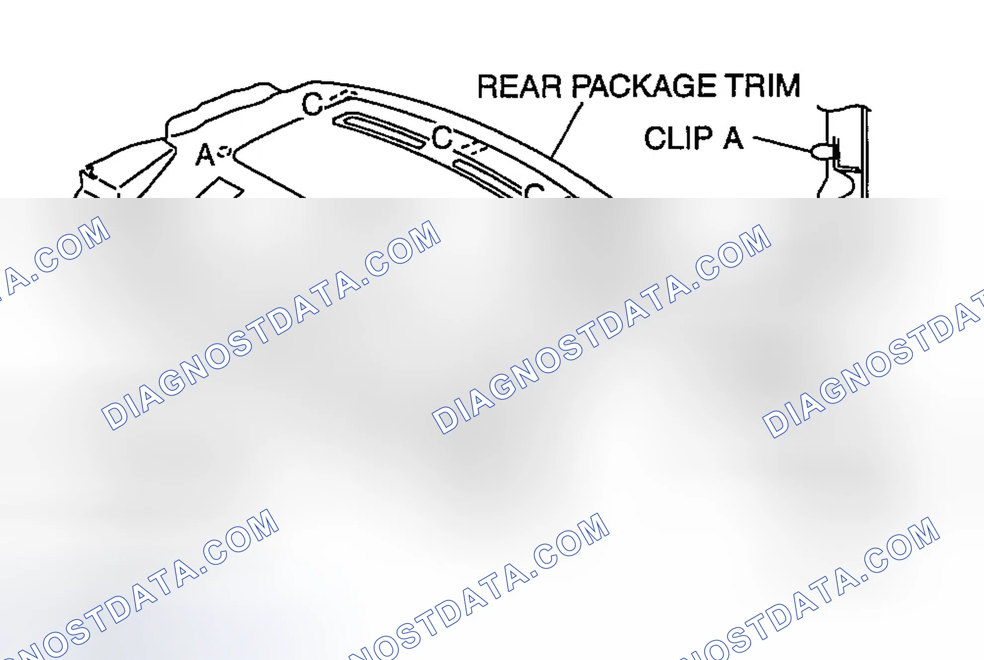 Scheme 52: REAR PACKAGE TRIM REMOVAL/INSTALLATION