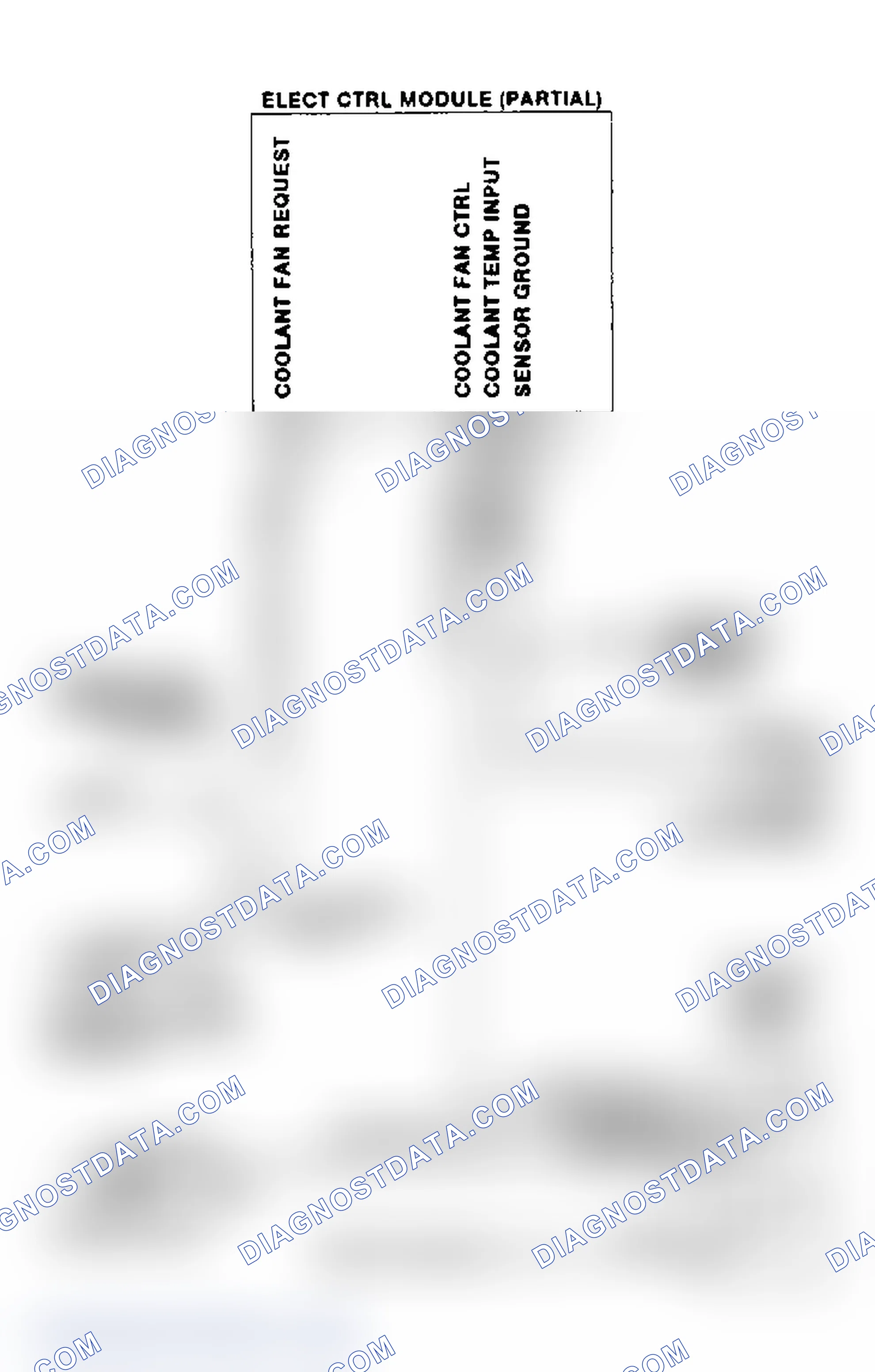 Scheme 5: Cooling Fan Wiring Diagram ("U" Series - 3.1L)