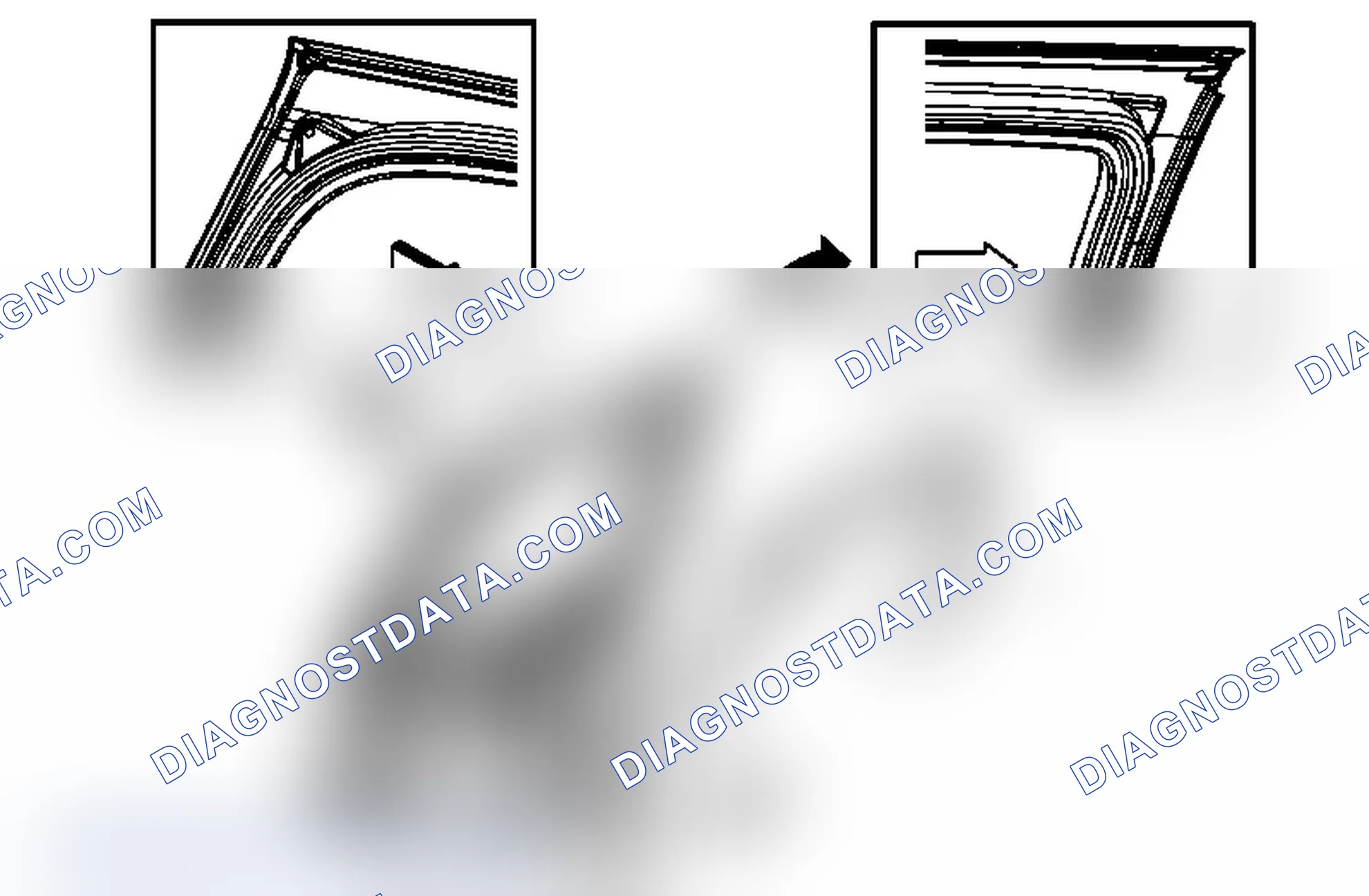 Scheme 24: Rear Side Door Window Weatherstrip Replacement