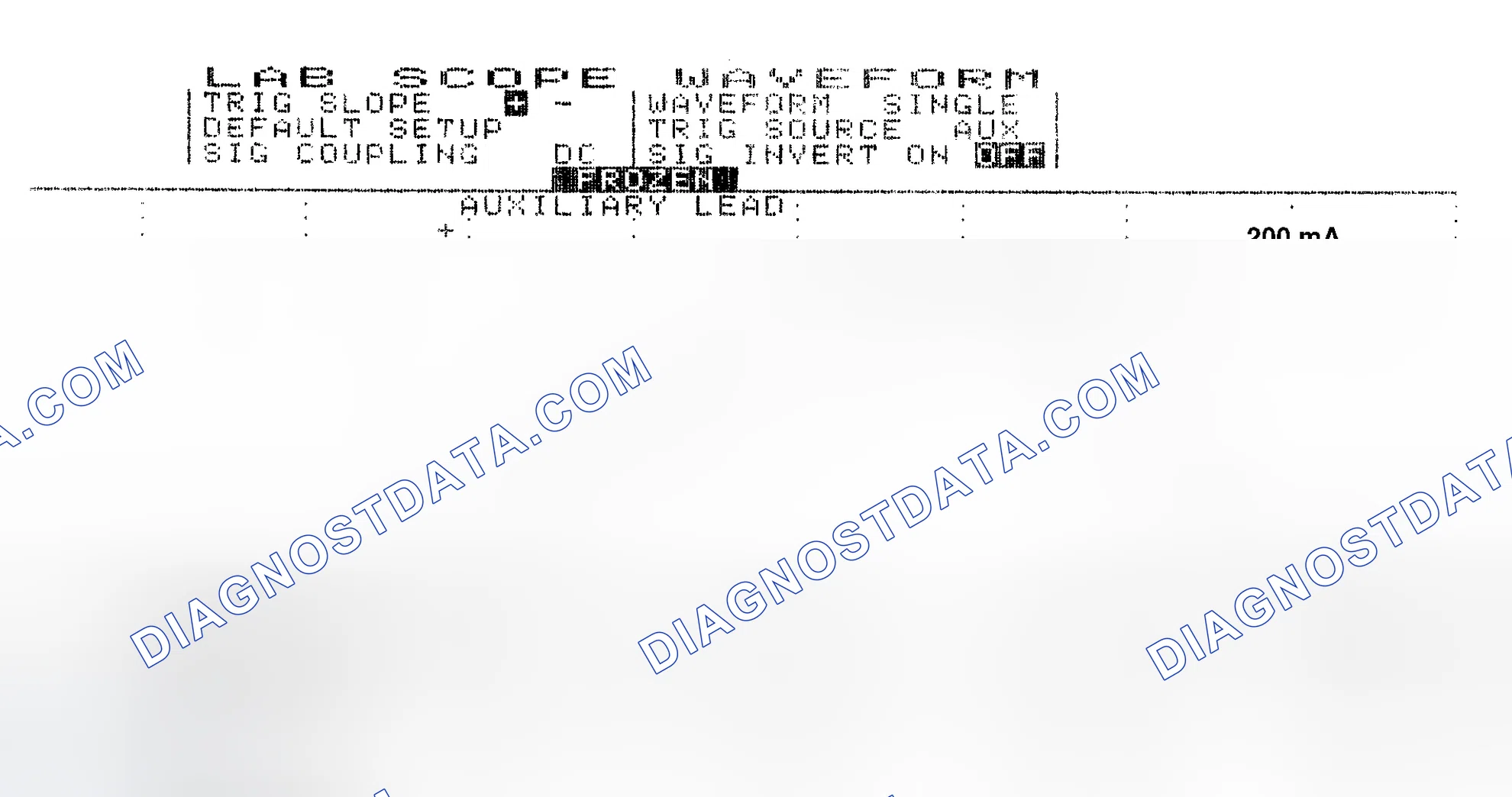 Scheme 13: Single Injector w/Normal Current Flow - Current Pattern
