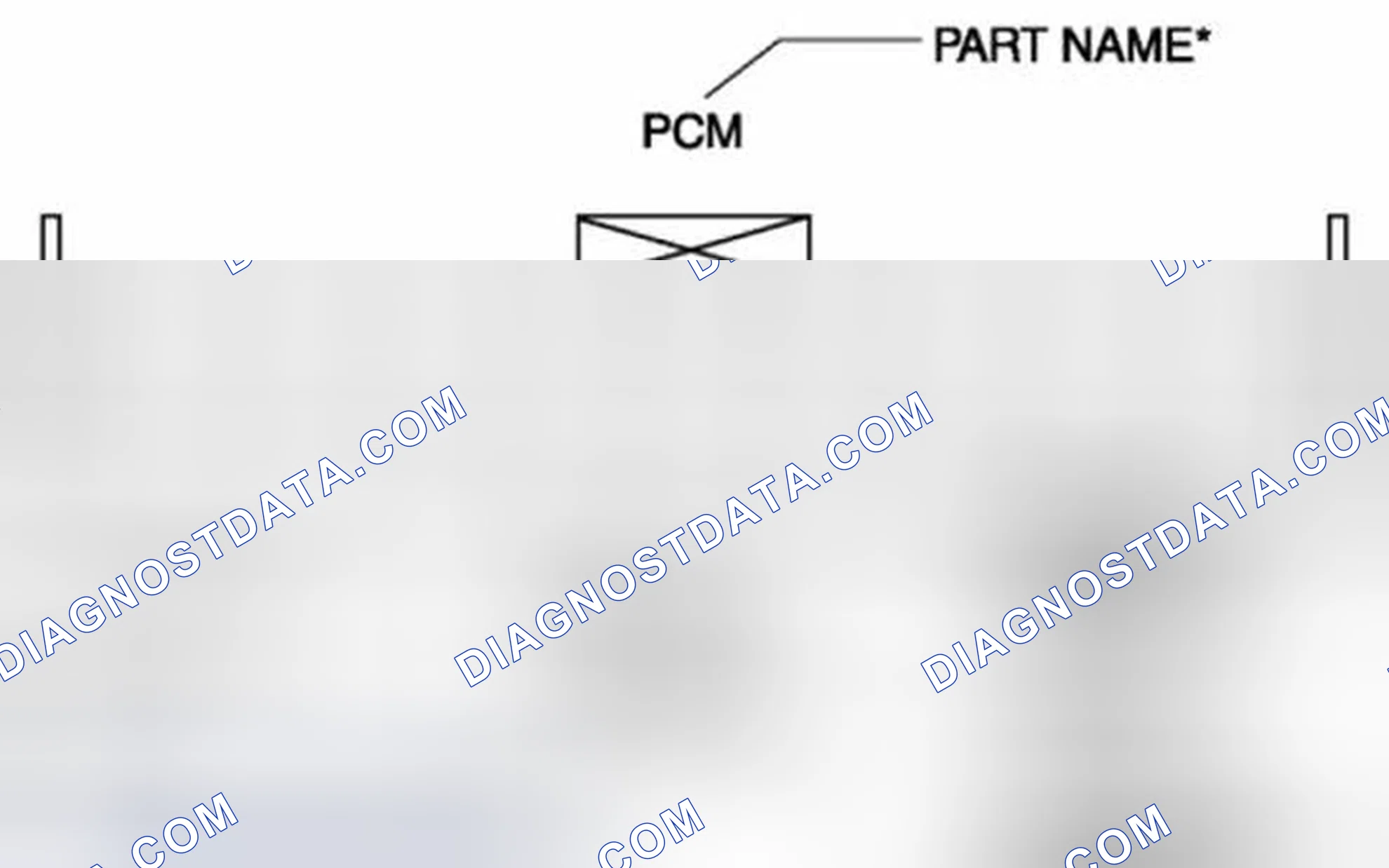 Scheme 45: Identifying PCM Connector Terminals (Part-Side Connector)