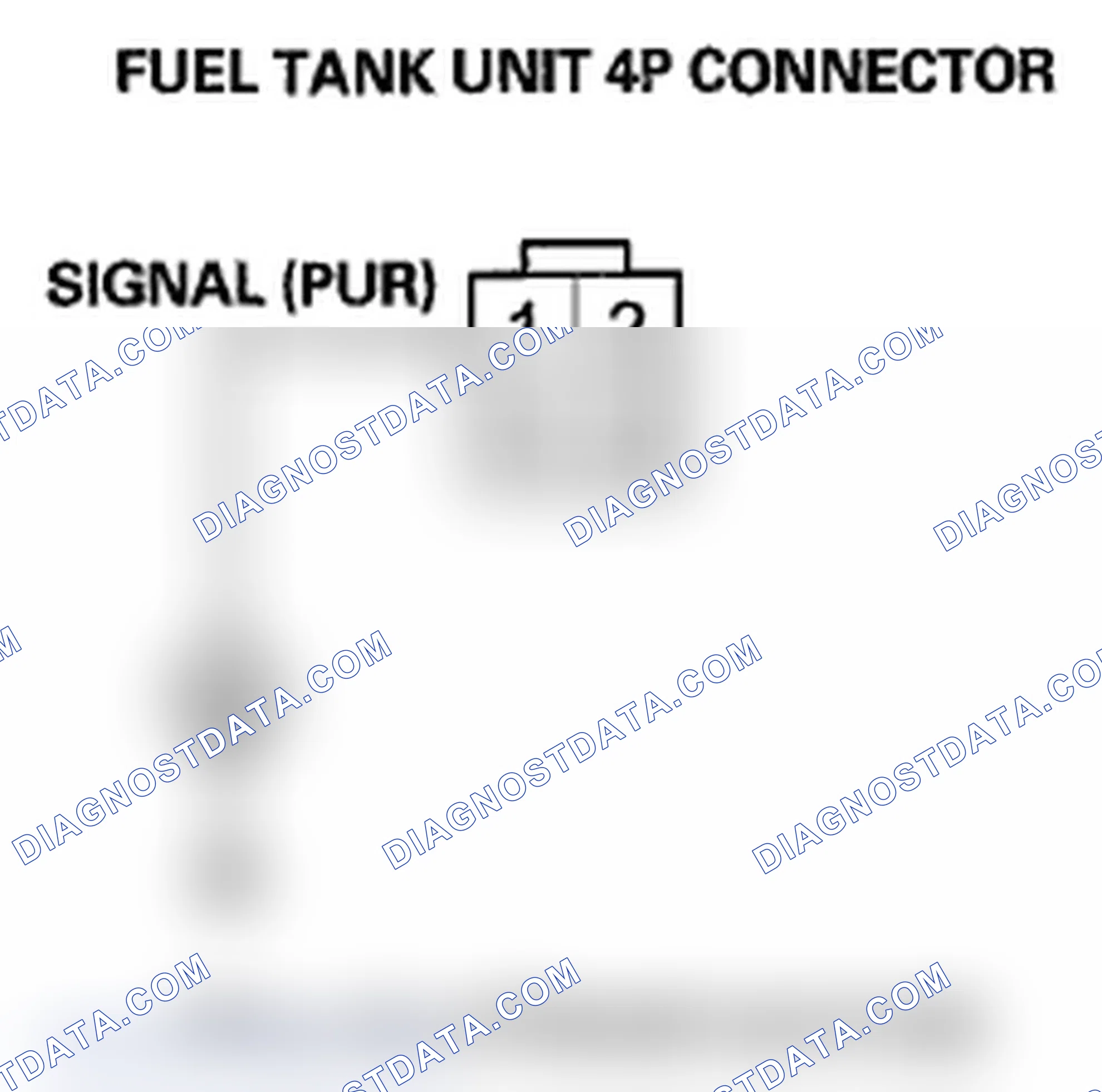 Scheme 3: DTC P0462: Fuel Level Sensor (Fuel Gauge Sending Unit) Circuit Low Voltage