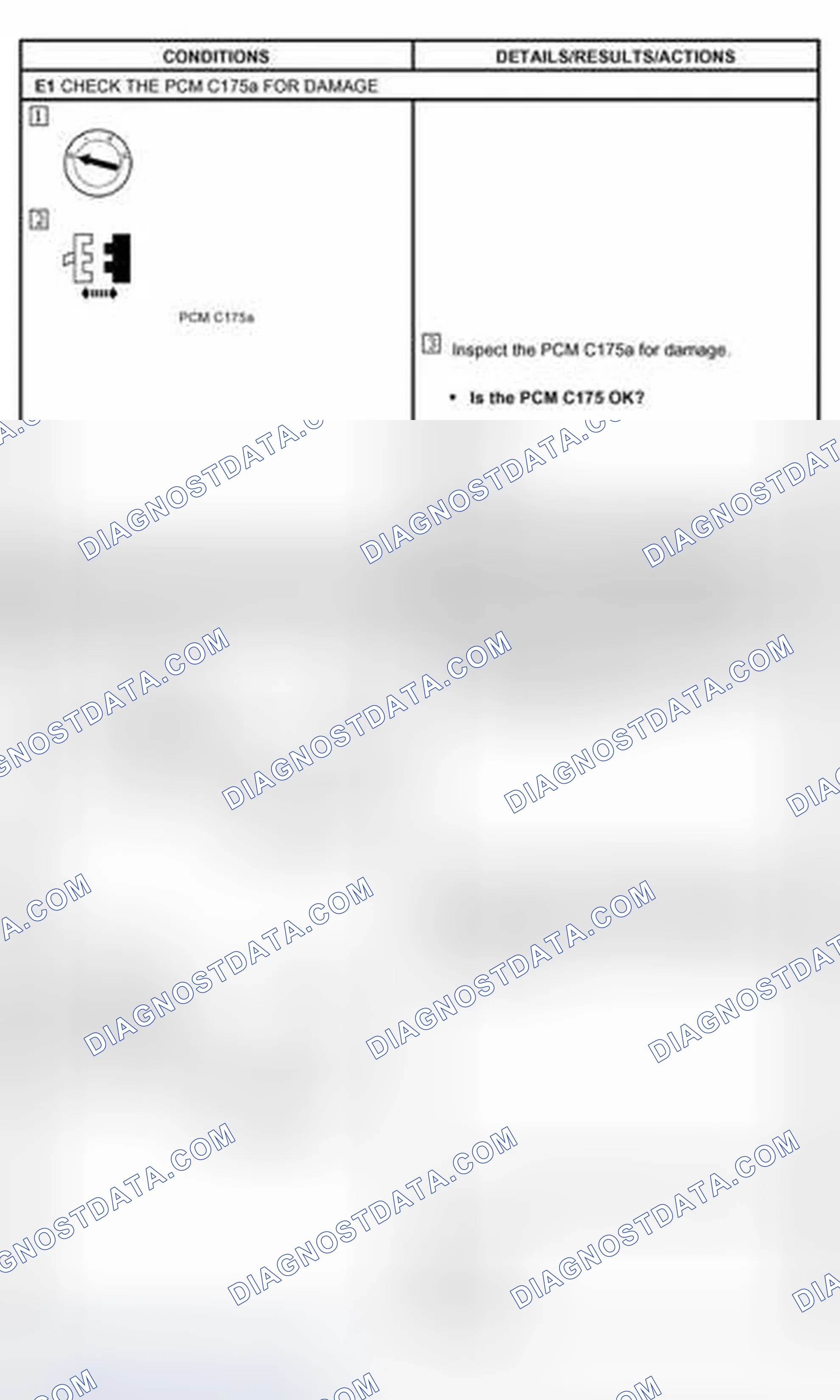 Scheme 14: PINPOINT TEST E: THE POWERTRAIN CONTROL MODULE (PCM) DOES NOT RESPOND TO THE DIAGNOSTIC TOOL