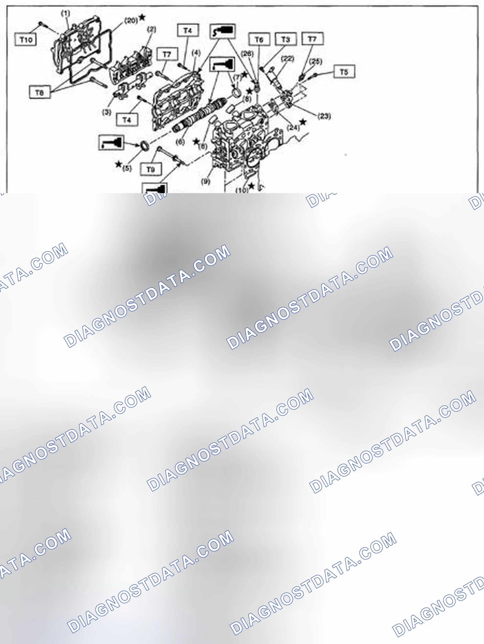 Scheme 342: CYLINDER HEAD AND CAMSHAFT