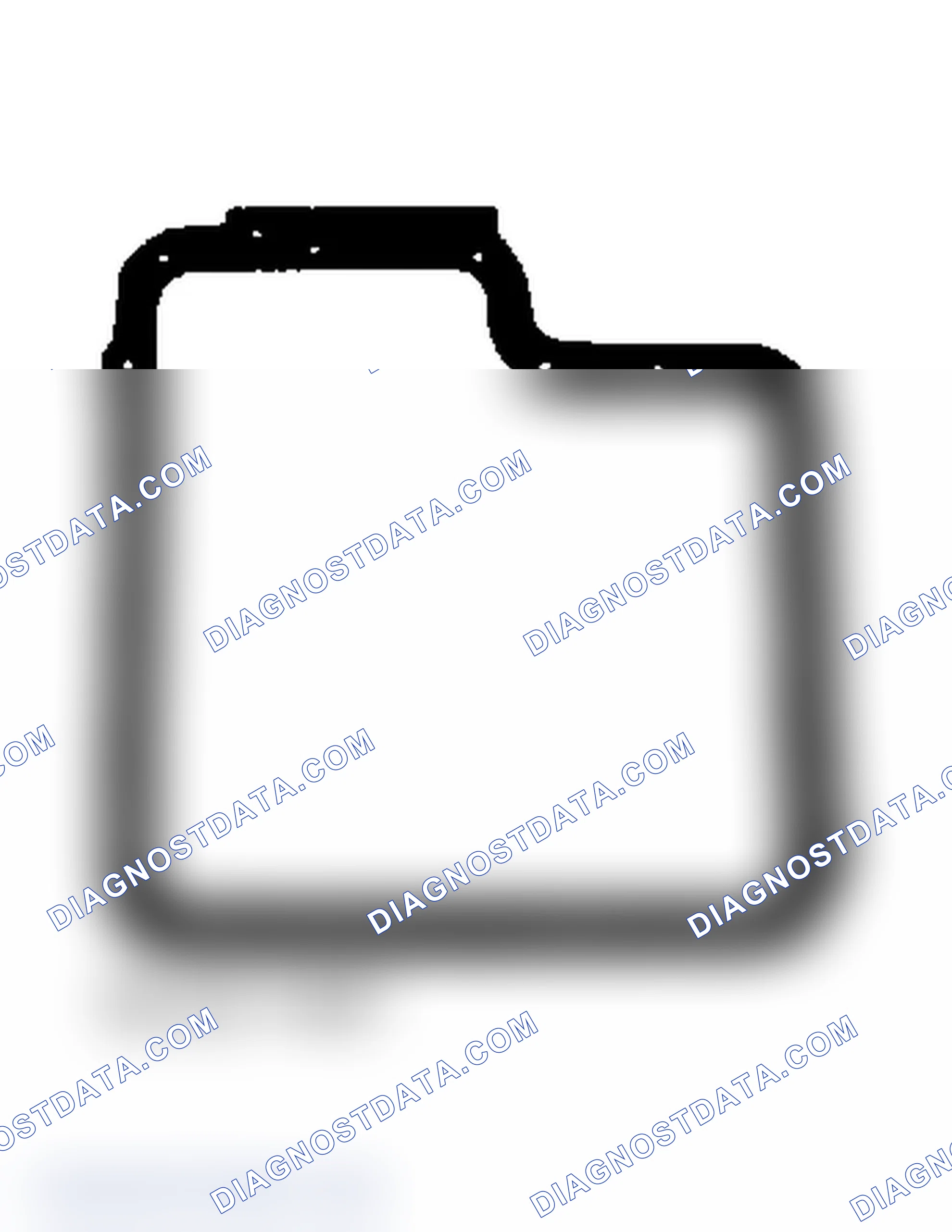 Scheme 156: C-6 Oil Pan Gasket Identification