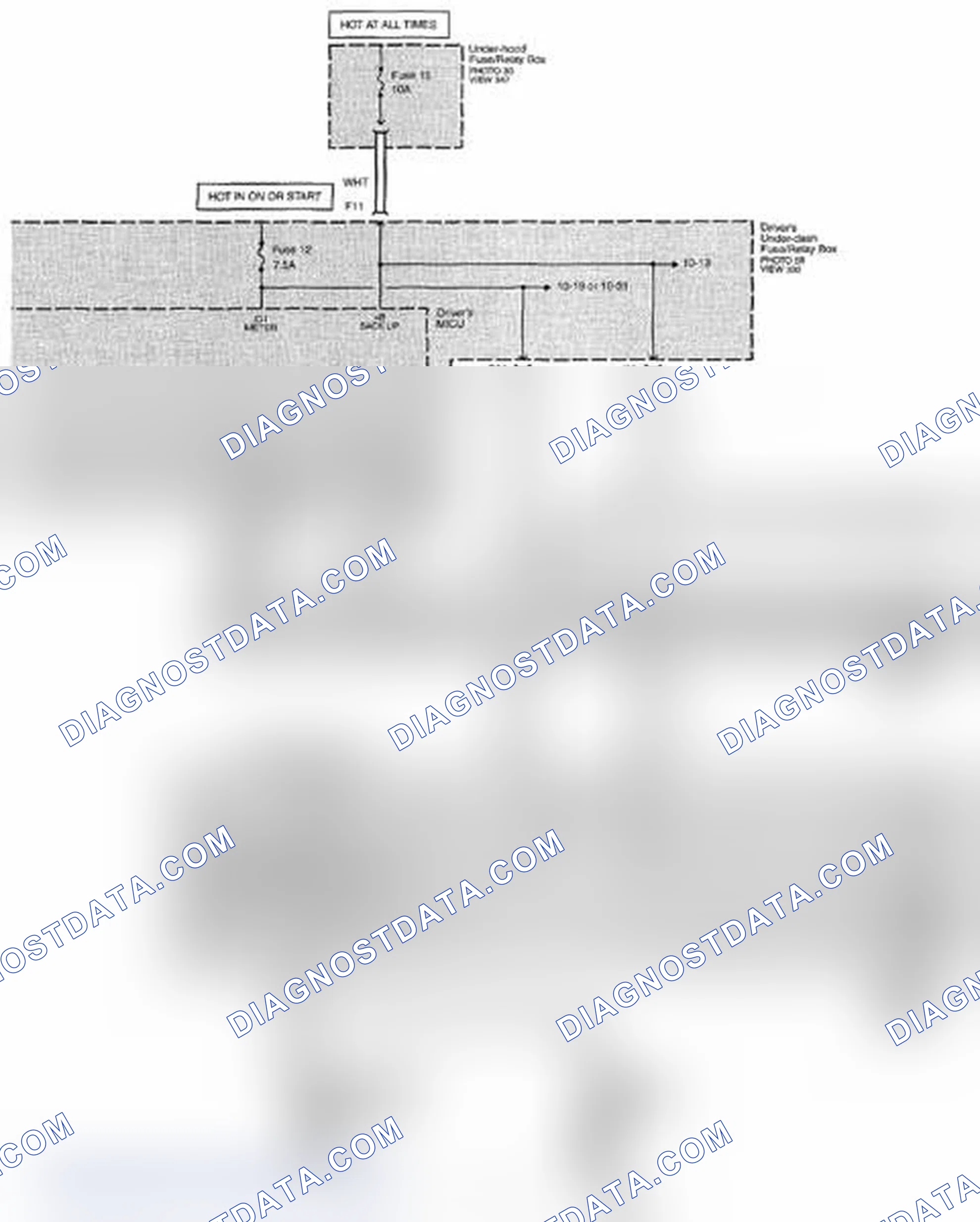 Scheme 336: Exterior Lights Circuit Diagram - License Plate, Parking, Side Marker Lights, And Taillights (Page 110-6)