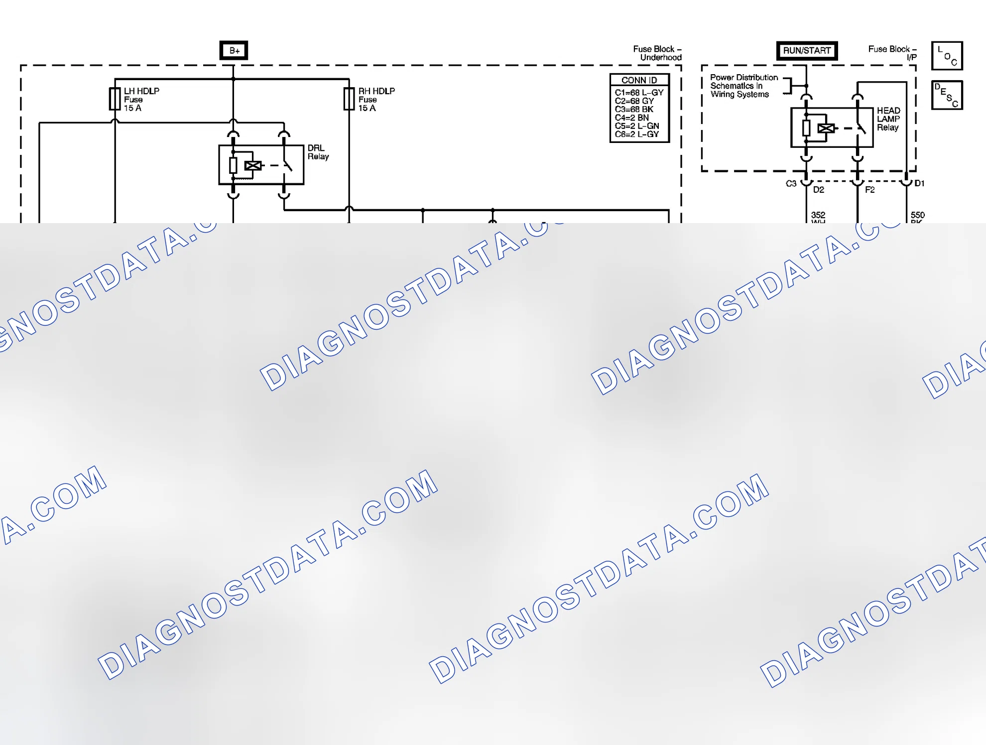 Scheme 1: Headlights/Daytime Running Lights (DRL) Schematics (w/T82)