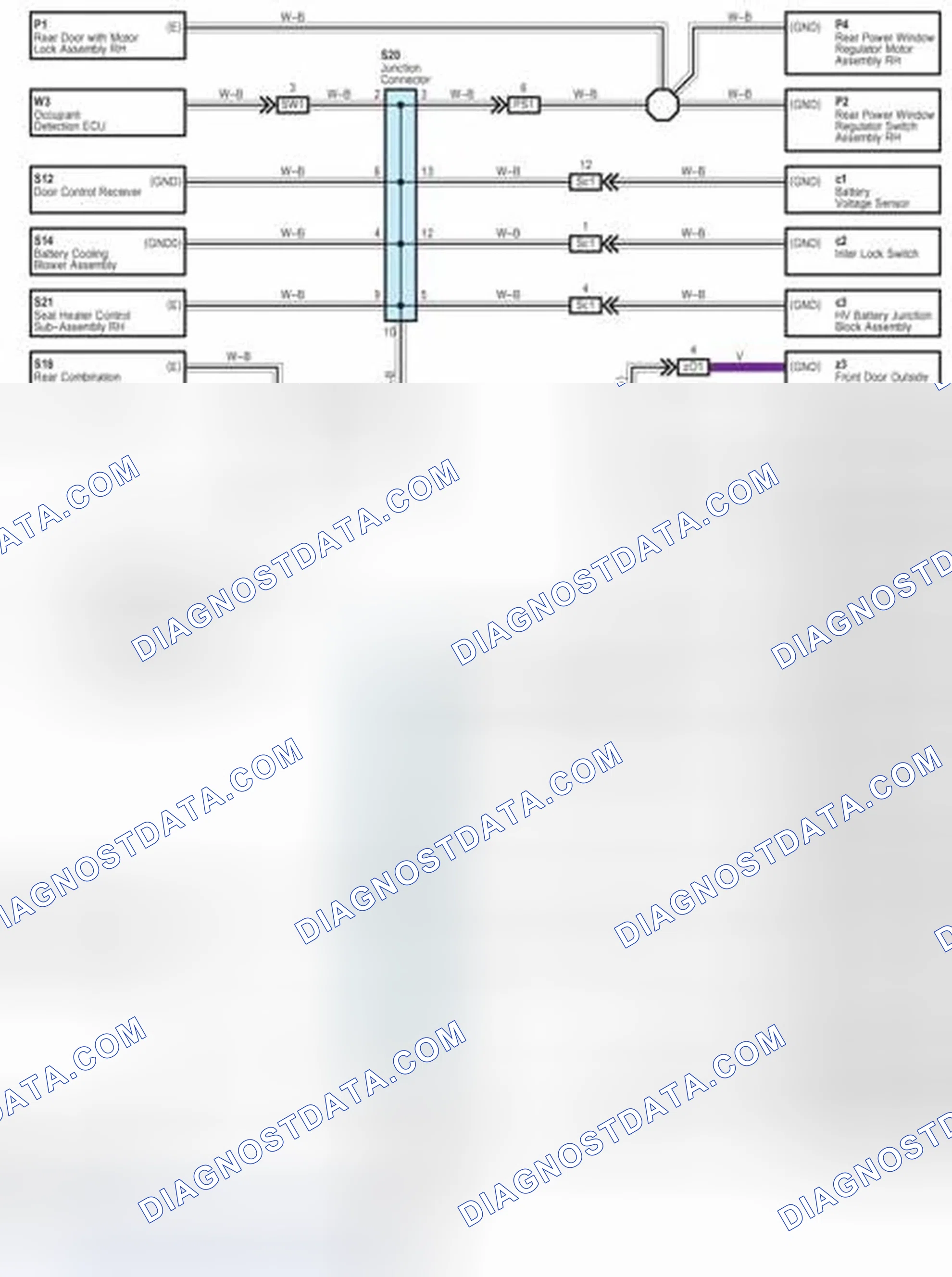 Scheme 609: Ground Point Electrical Wiring Diagram (7 Of 8)