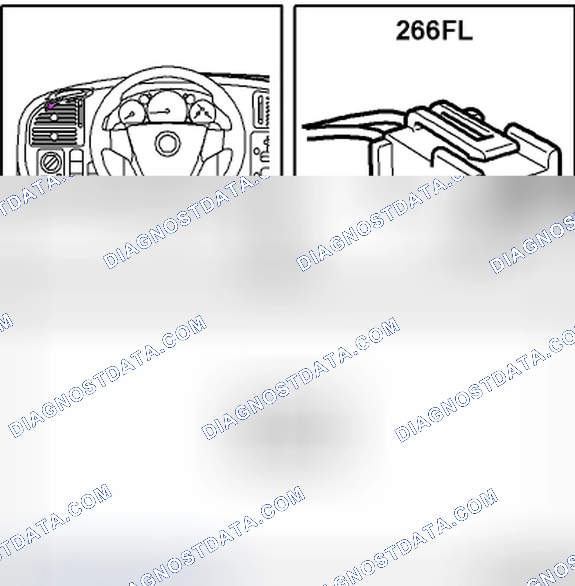 Scheme 148: Loudspeaker, dashboard, LH (266FL)