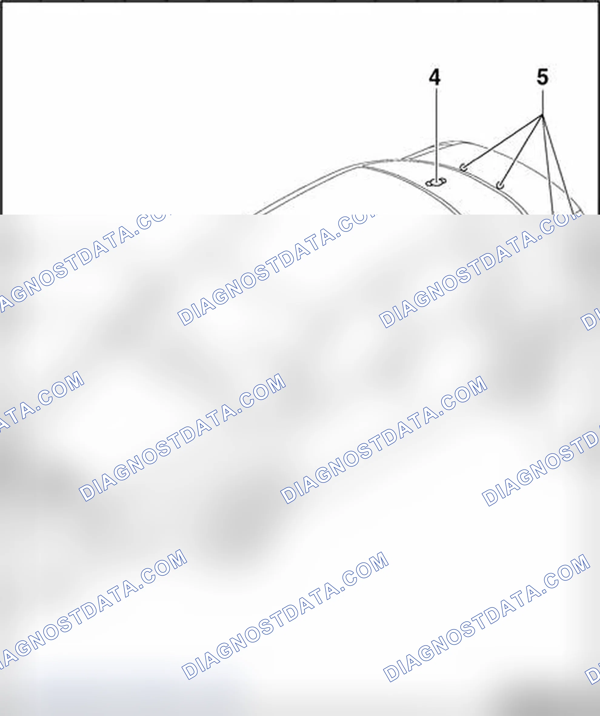 Scheme 299: Parking aid system, component overview