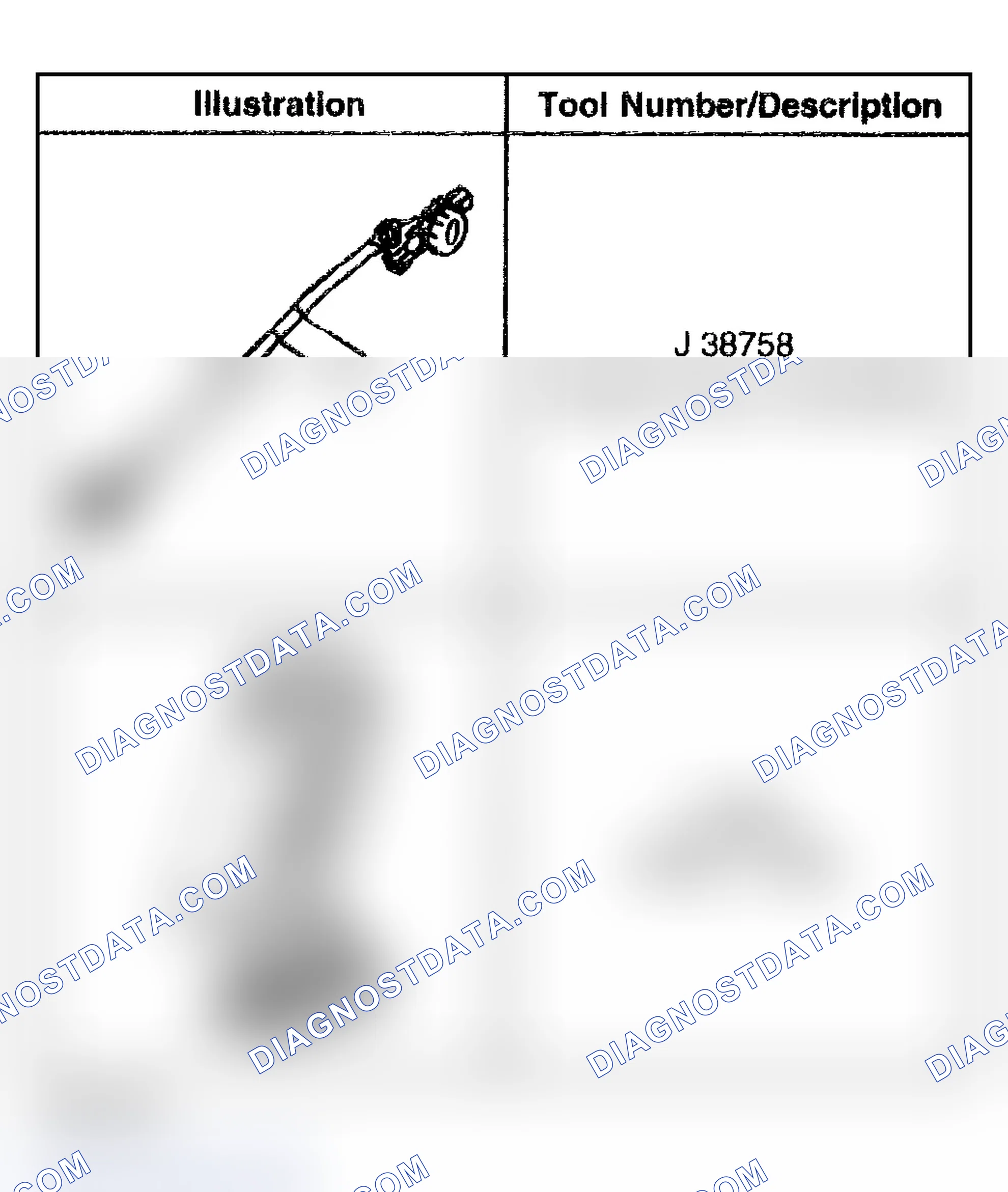 Scheme 78: Special Tools and Equipment