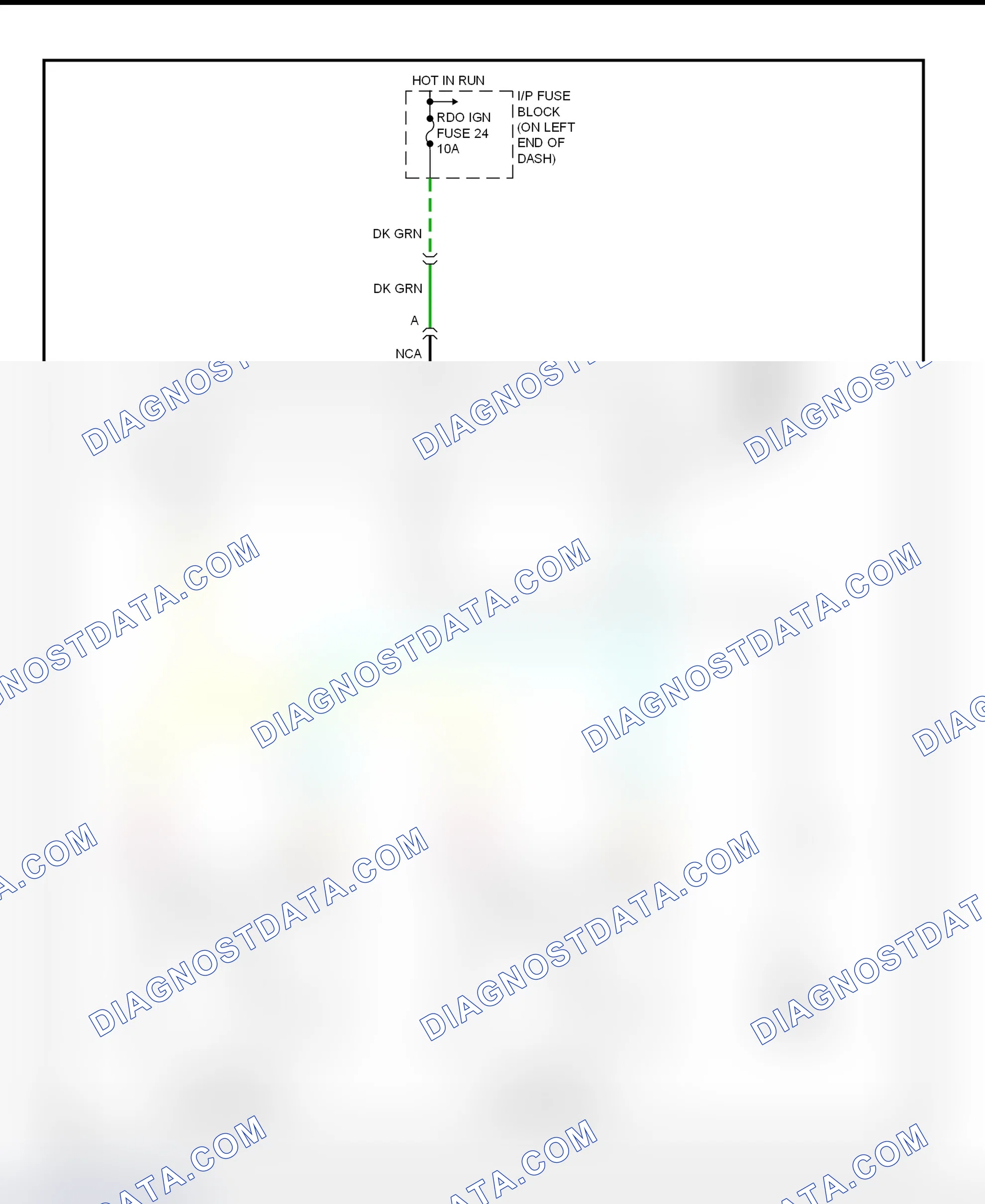 Scheme 1: Power Fold-Back Mirror System Wiring Diagram (Envoy)