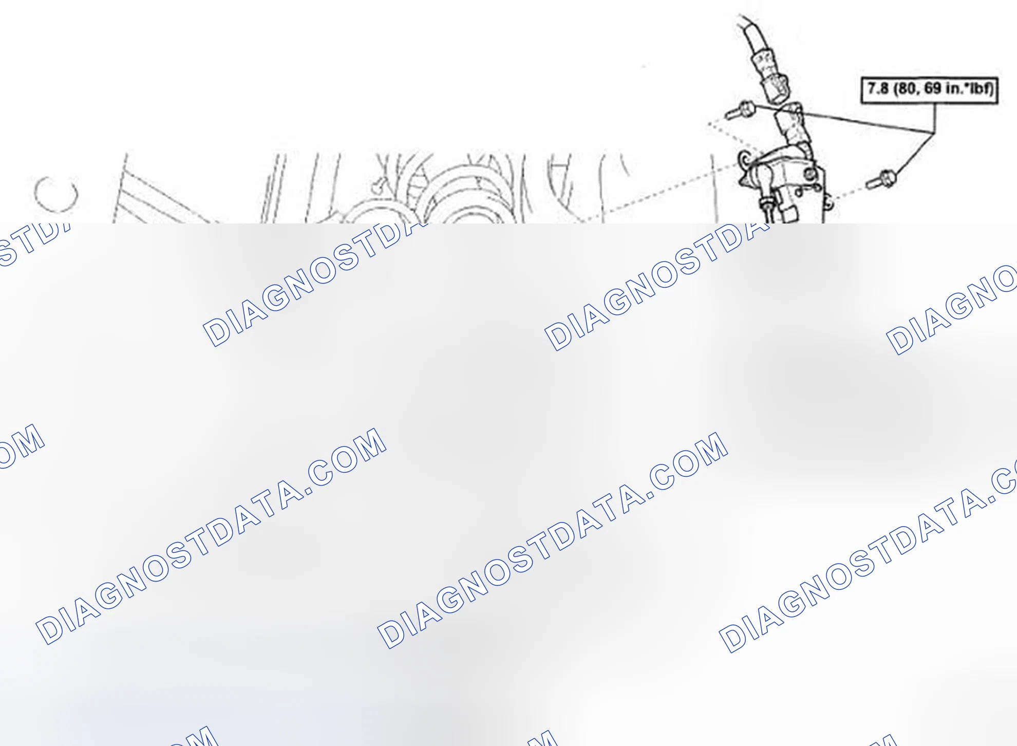 Scheme 195: Identifying Front Height Control Sensor Sub-Assembly LH With Torque Specifications