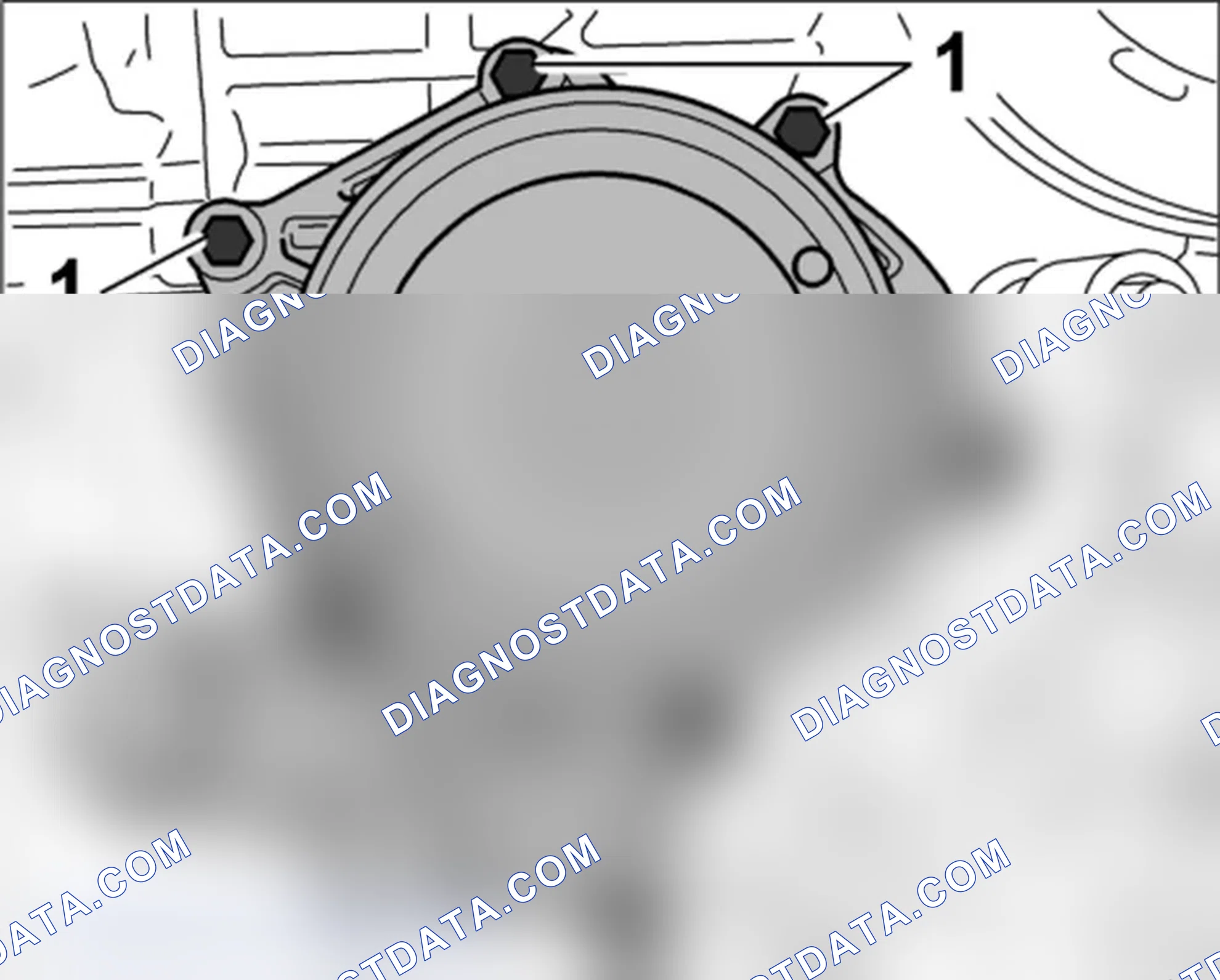 Scheme 35: Removing coolant pump