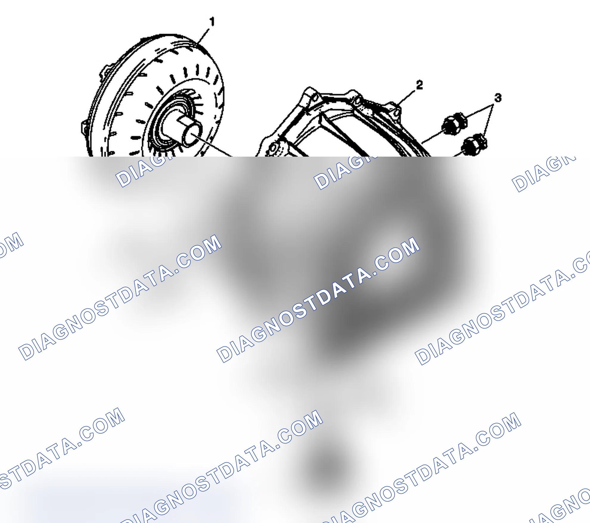 Scheme 521: Torque Converter Clutch/Converter Housing Assembly