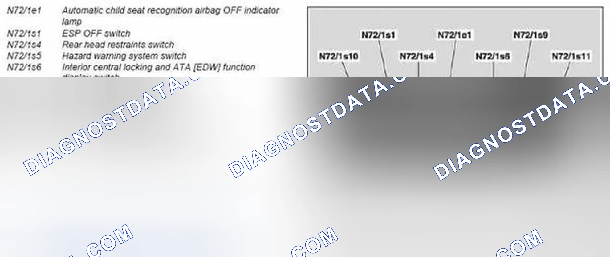 Scheme 117: Upper control panel control unit, design - GF54.21-P-4105-03T
