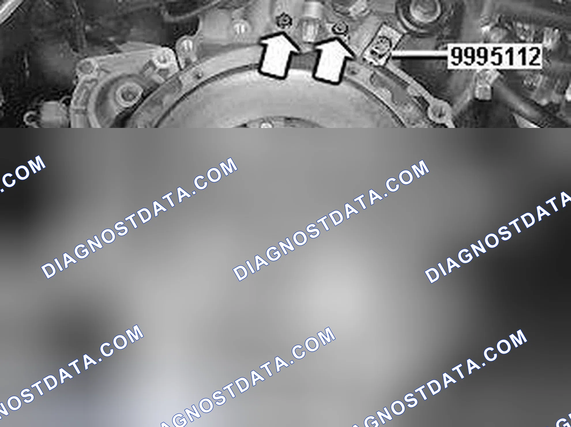 Scheme 38: Installing flywheel and carrier plate