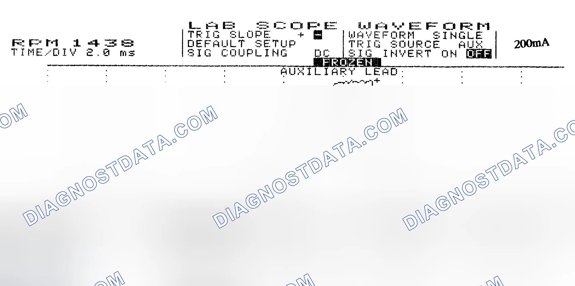 Scheme 15: Single Injector w/Normal Current Flow - Current Pattern