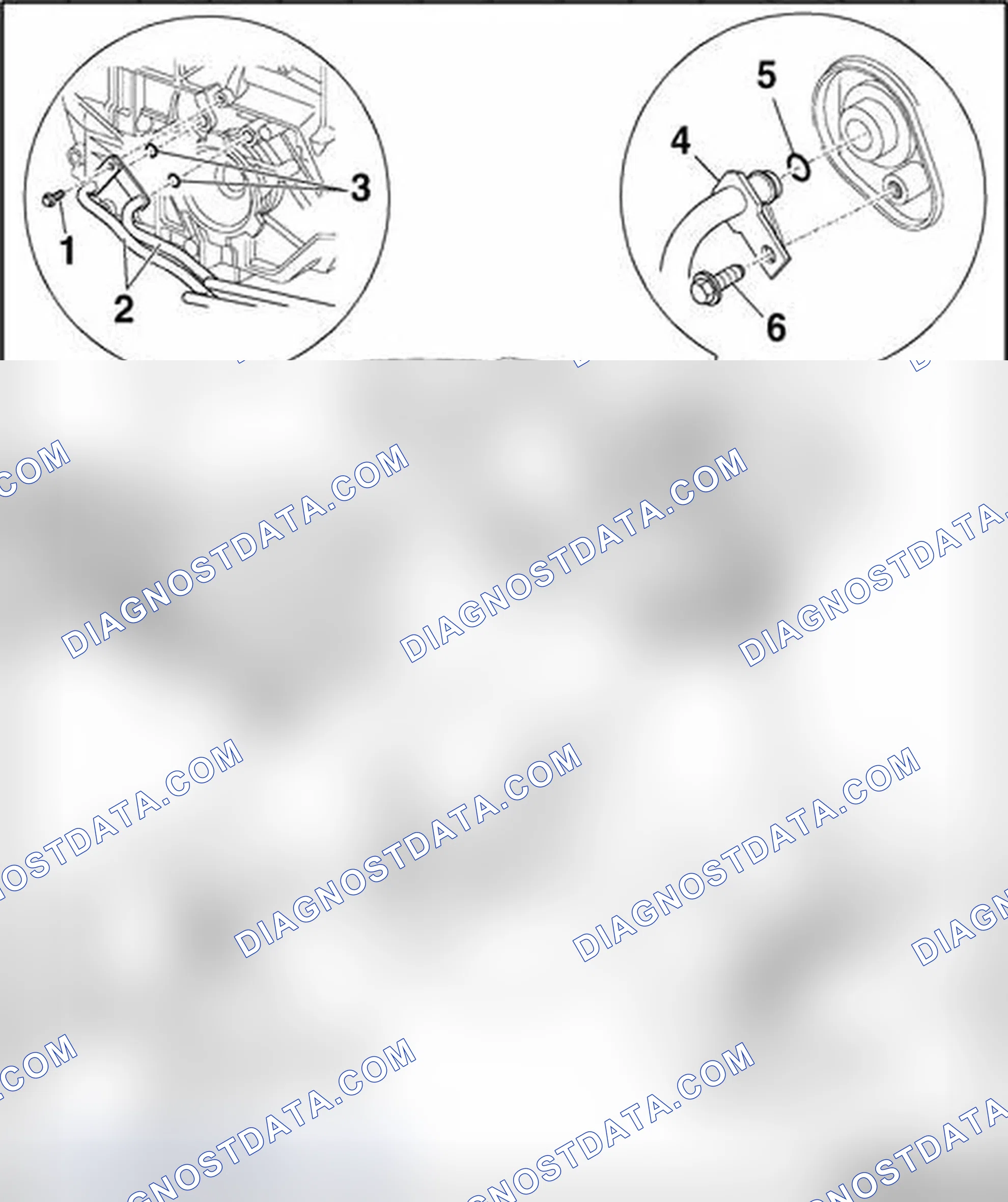 Scheme 1046: ATF lines, ATF cooler and auxiliary ATF filter (vehicles with 6-cyl. gasoline engine)