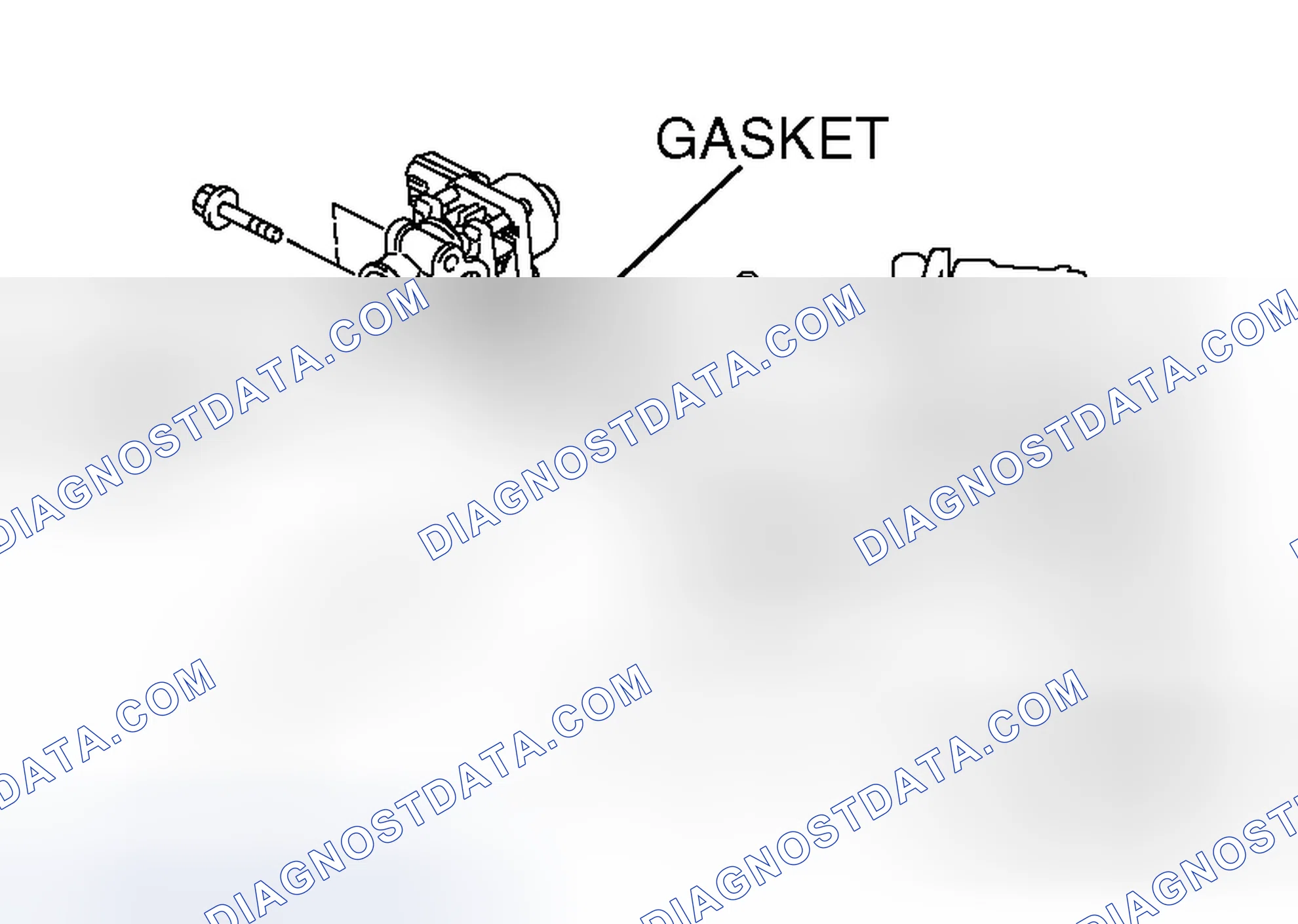 Scheme 22: >> A << EGR VALVE GASKET INSTALLATION