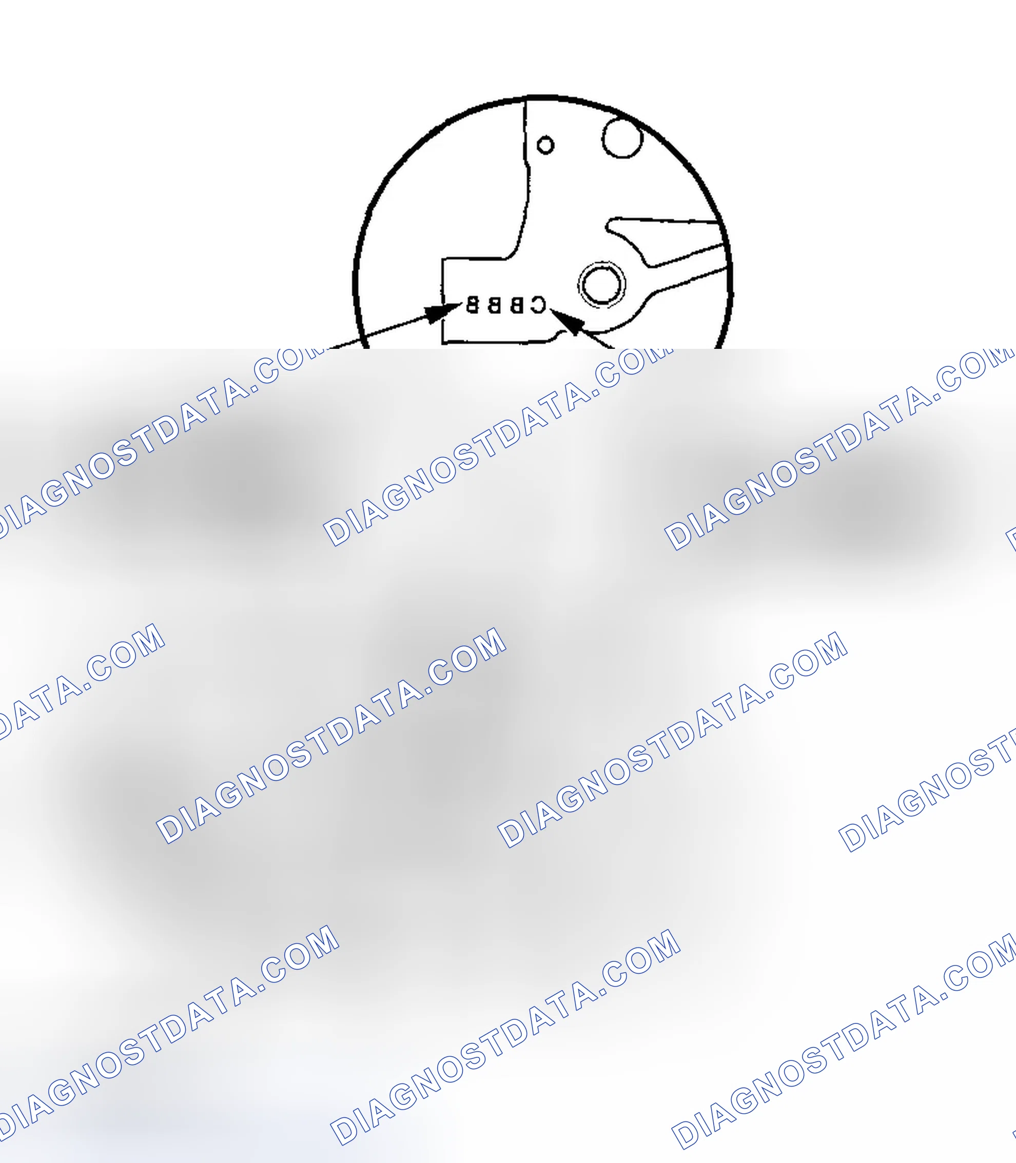Scheme 539: Crankshaft Bore Code Location