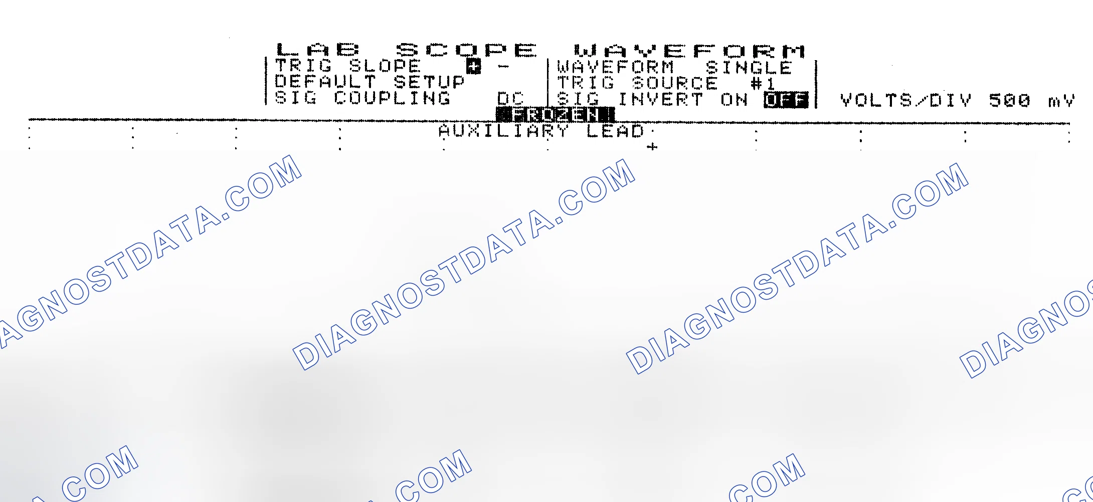 Scheme 10: Single Injector w/Excessive Current Flow - Current Pattern