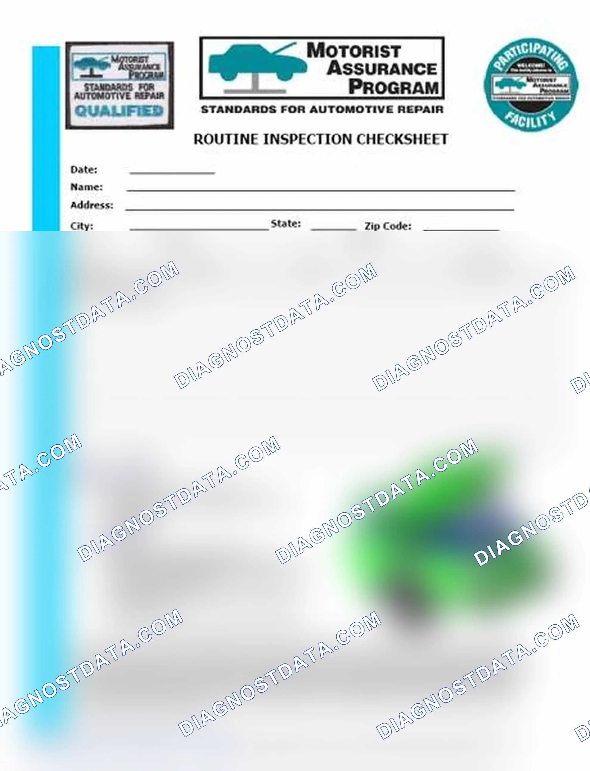 Scheme 26: Routine Inspection Checksheet (1 Of 2)