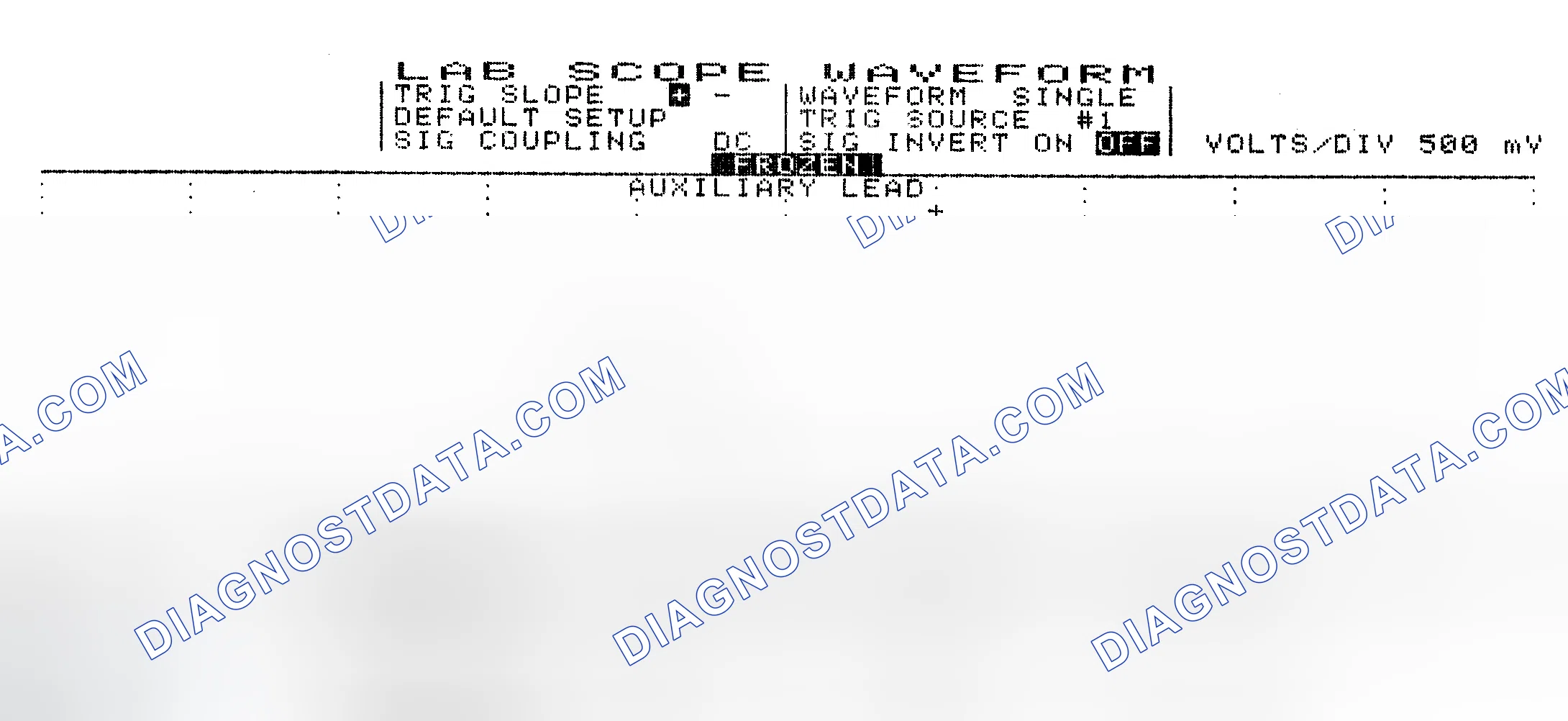 Scheme 10: Single Injector w/Excessive Current Flow - Current Pattern