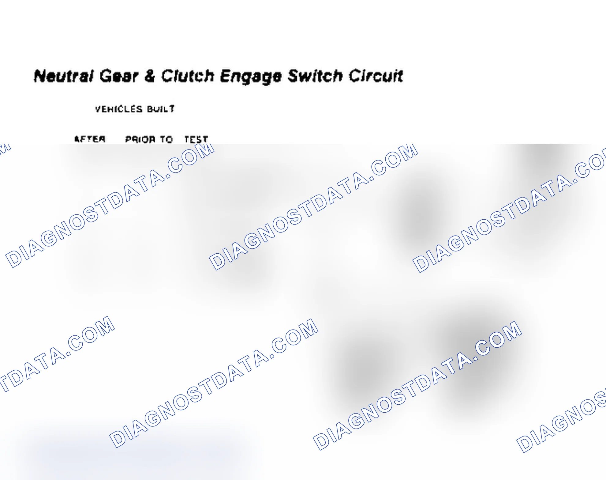Scheme 28: Neutral Gear & Clutch Engage Switch Circuit