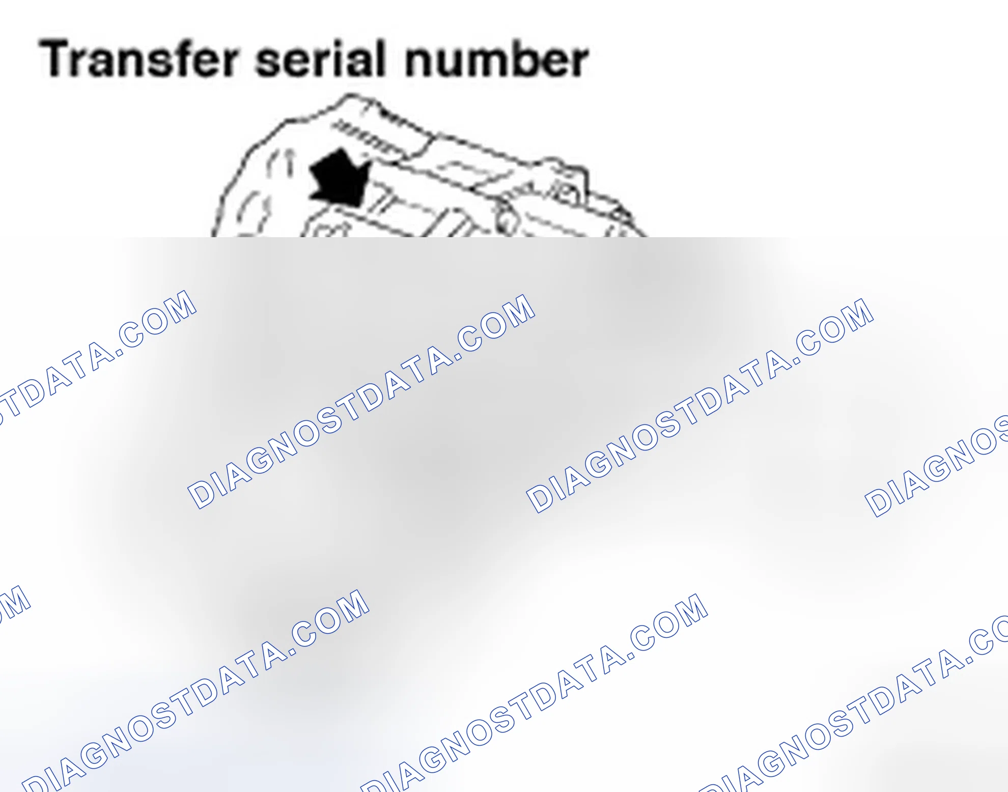 Scheme 8: TRANSFER SERIAL NUMBER