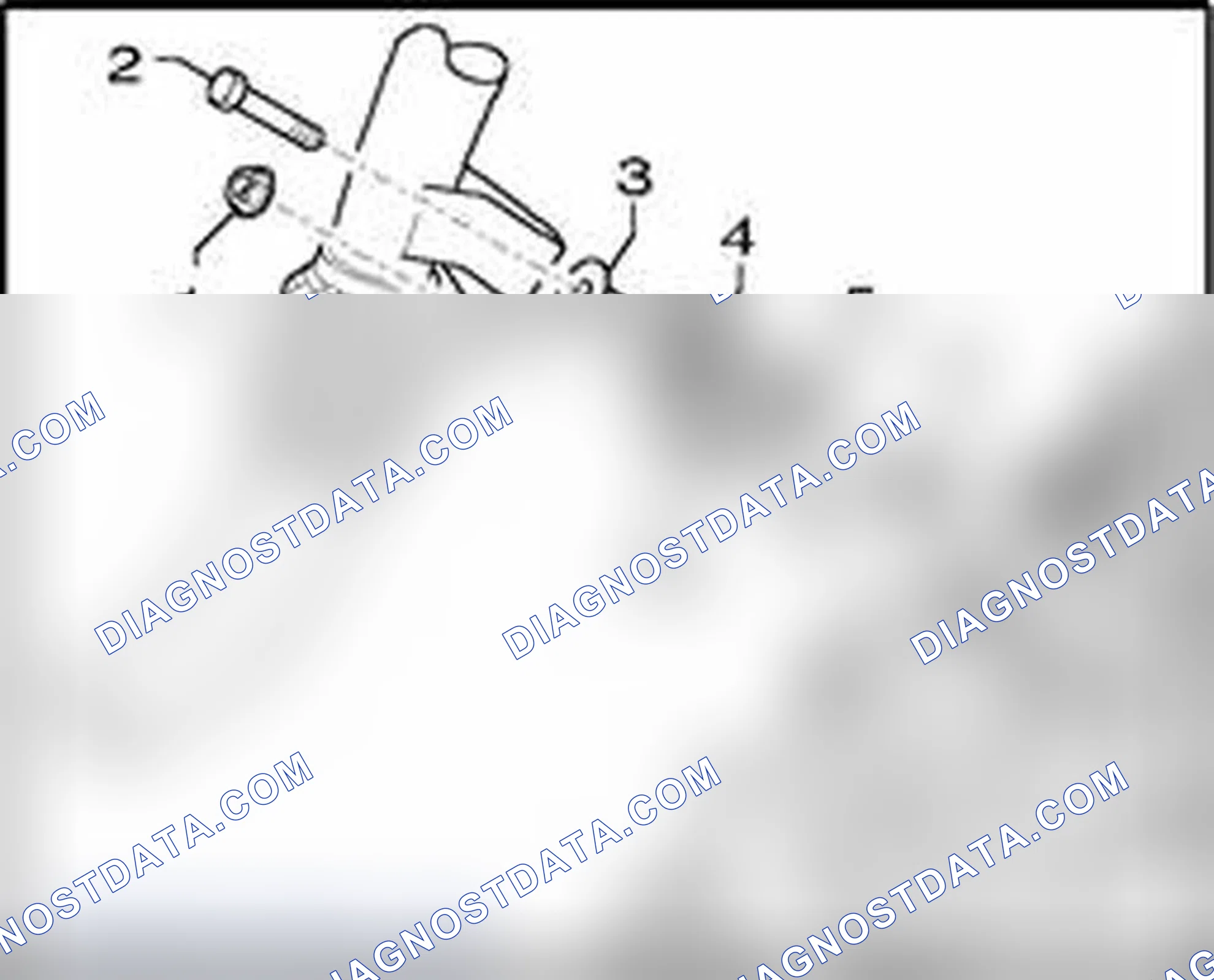 Scheme 662: Individual right mounting components - vehicles with automatic transmission