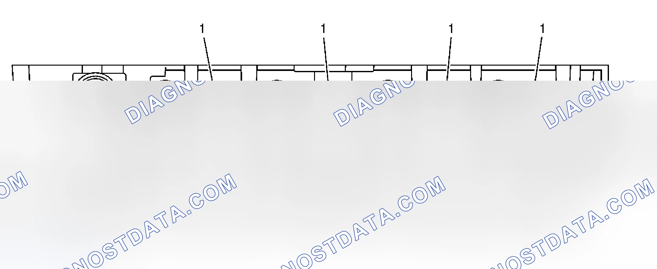 Scheme 103: Cylinder Head - Intake Manifold Deck View
