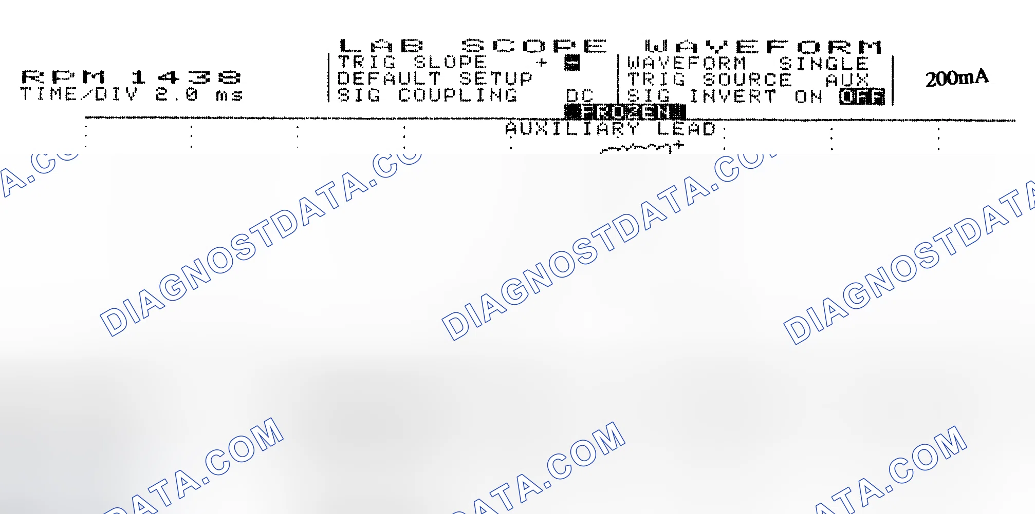 Scheme 15: Single Injector w/Normal Current Flow - Current Pattern