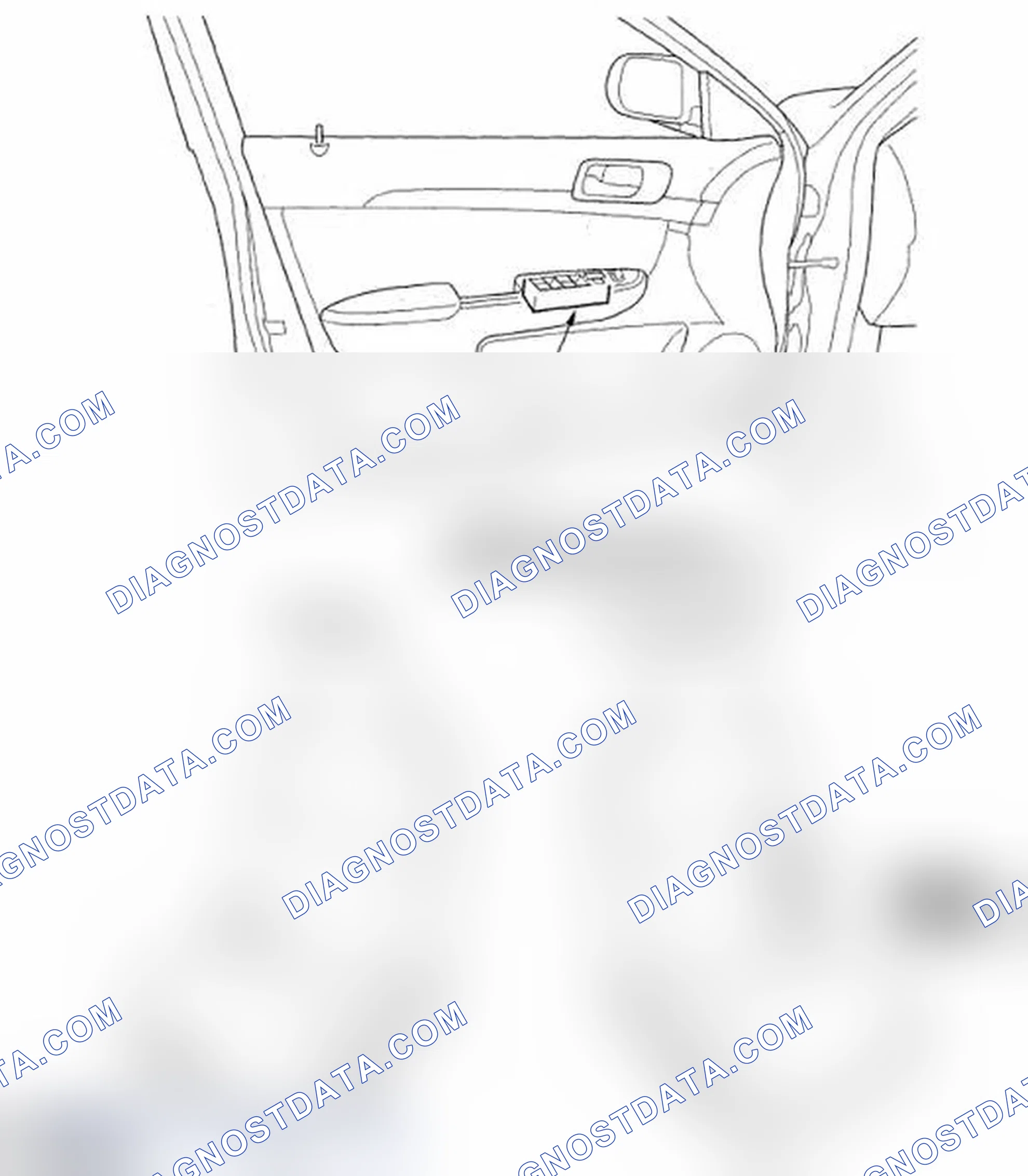 Scheme 132: Identifying Door Multiplex Control Unit, Driver's Seat And Front Passenger's Seat