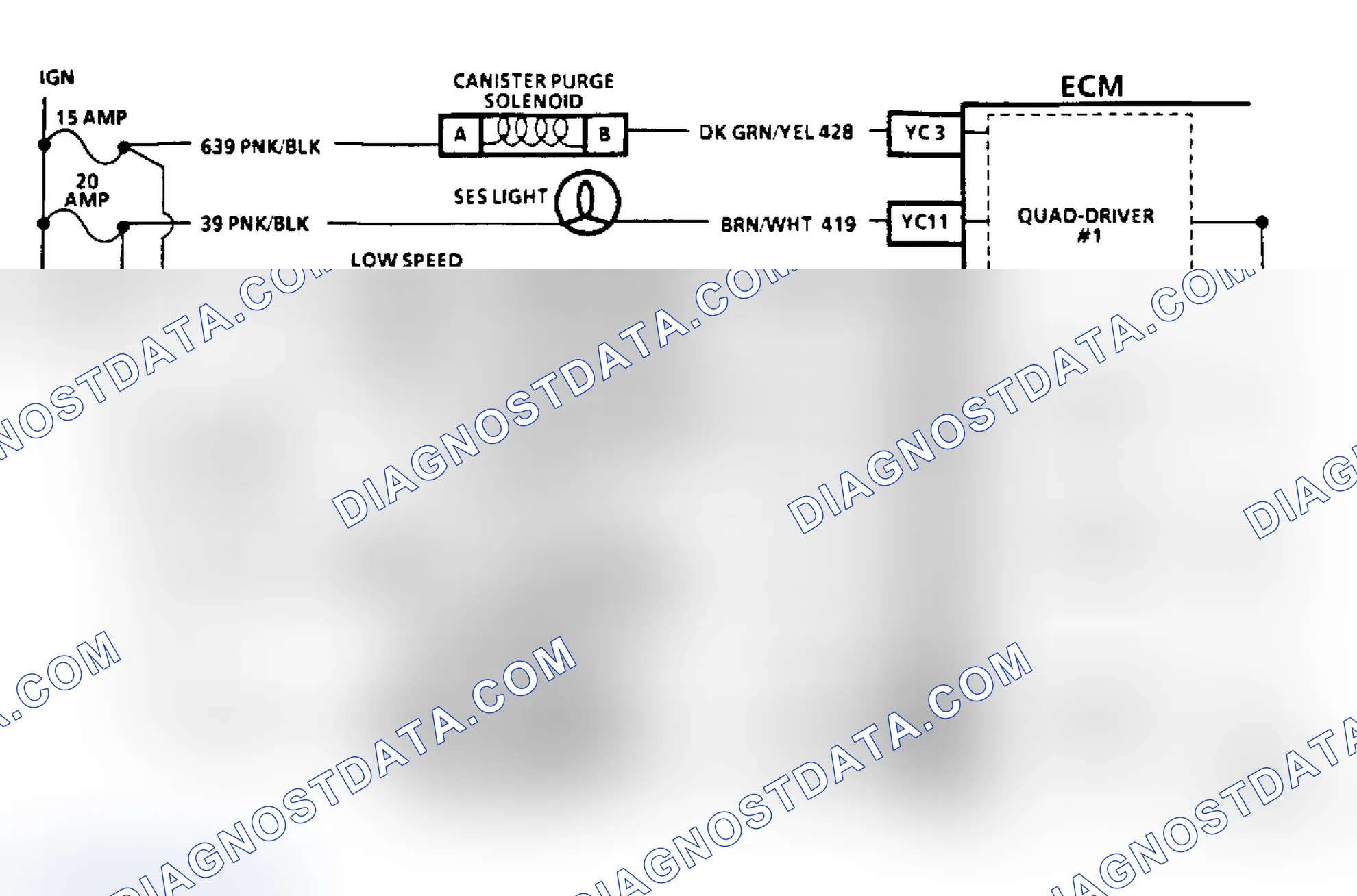 Scheme 288: Code 26: Quad-Driver Ckt Diag (3.8L)