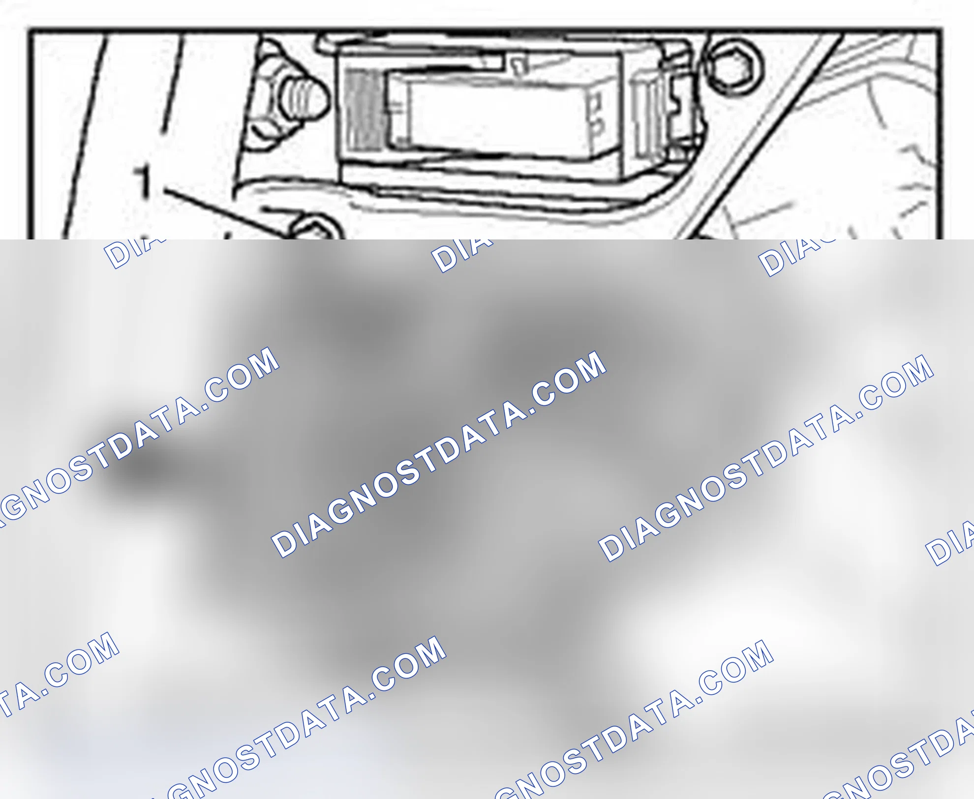 Scheme 348: Fuse holder in left instrument panel, removing and installing