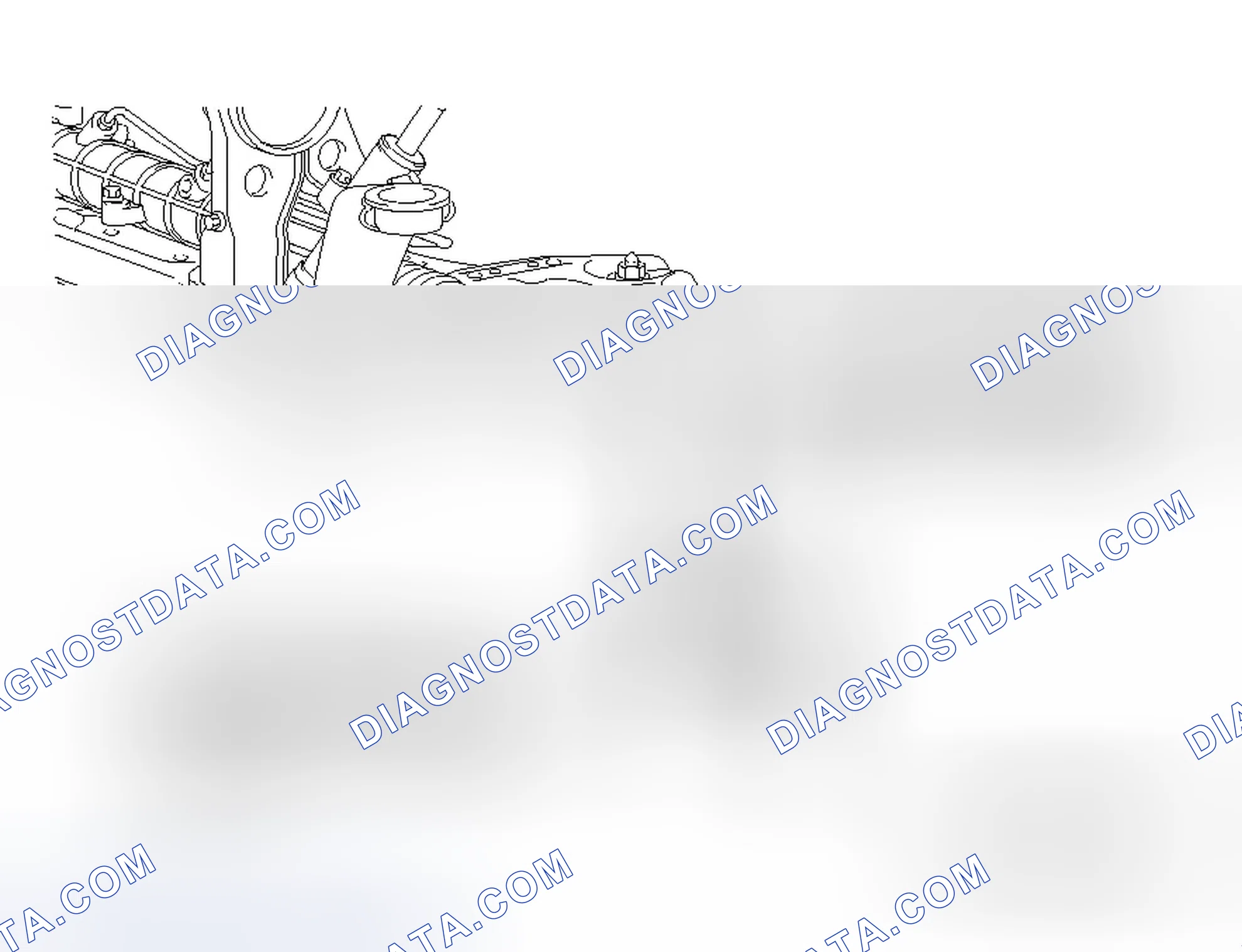Scheme 17: << C >> FRONT AXLE CROSSMEMBER STAY REMOVAL