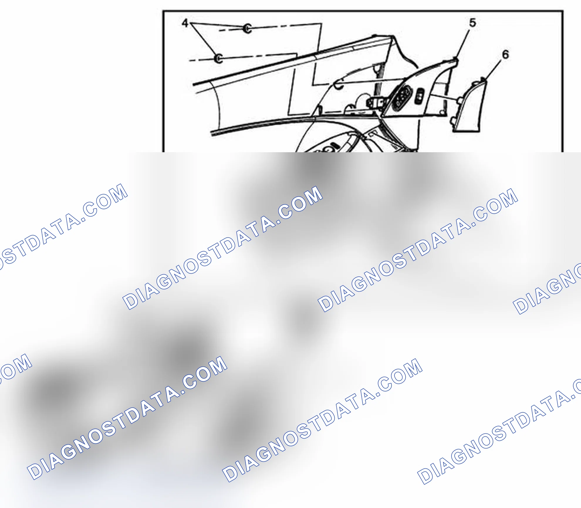 Scheme 22: Radio Front Side Door Speaker Grille Replacement