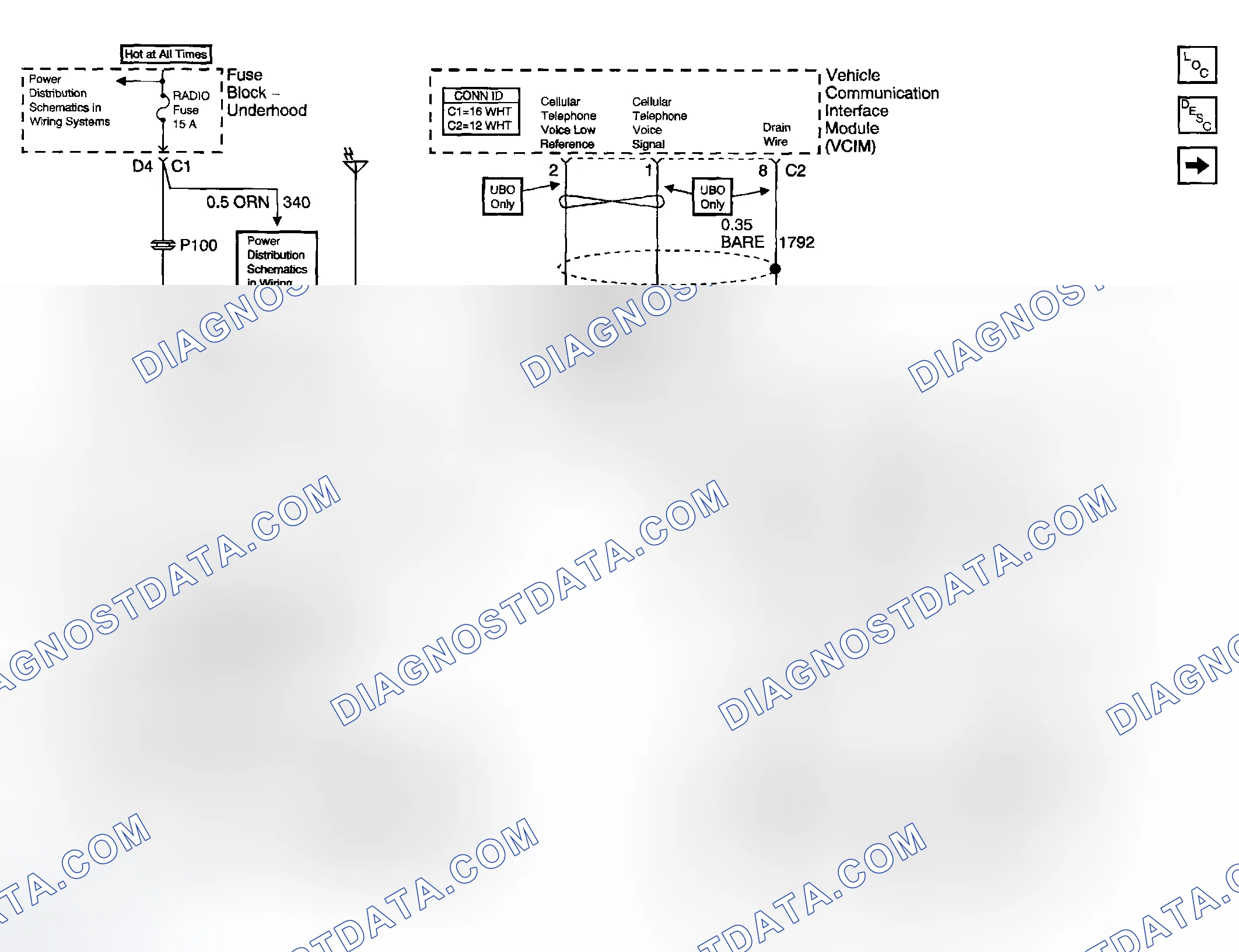 Scheme 2: Radio/Audio System Schematics (Base/Uplevel Radio - UQ3/UQ5)