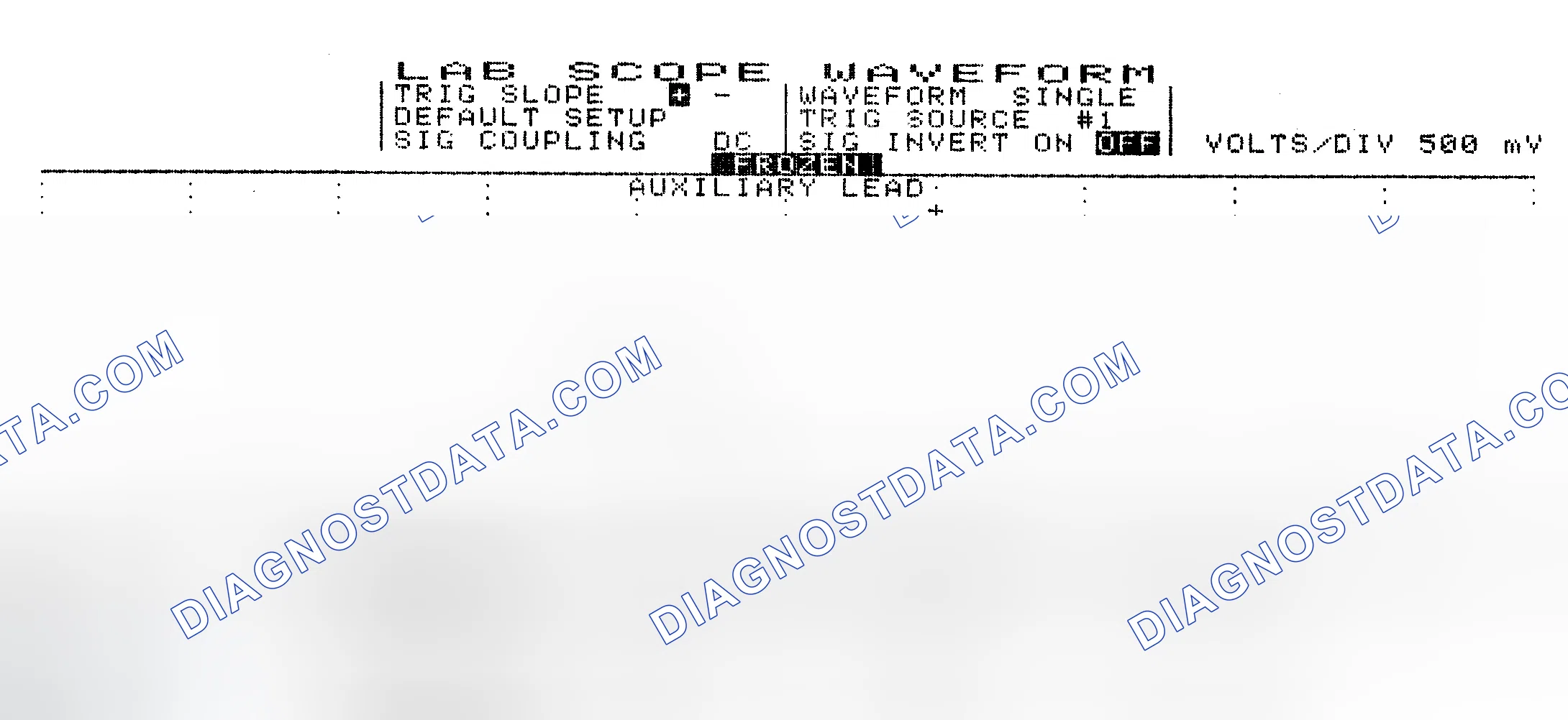 Scheme 10: Single Injector w/Excessive Current Flow - Current Pattern