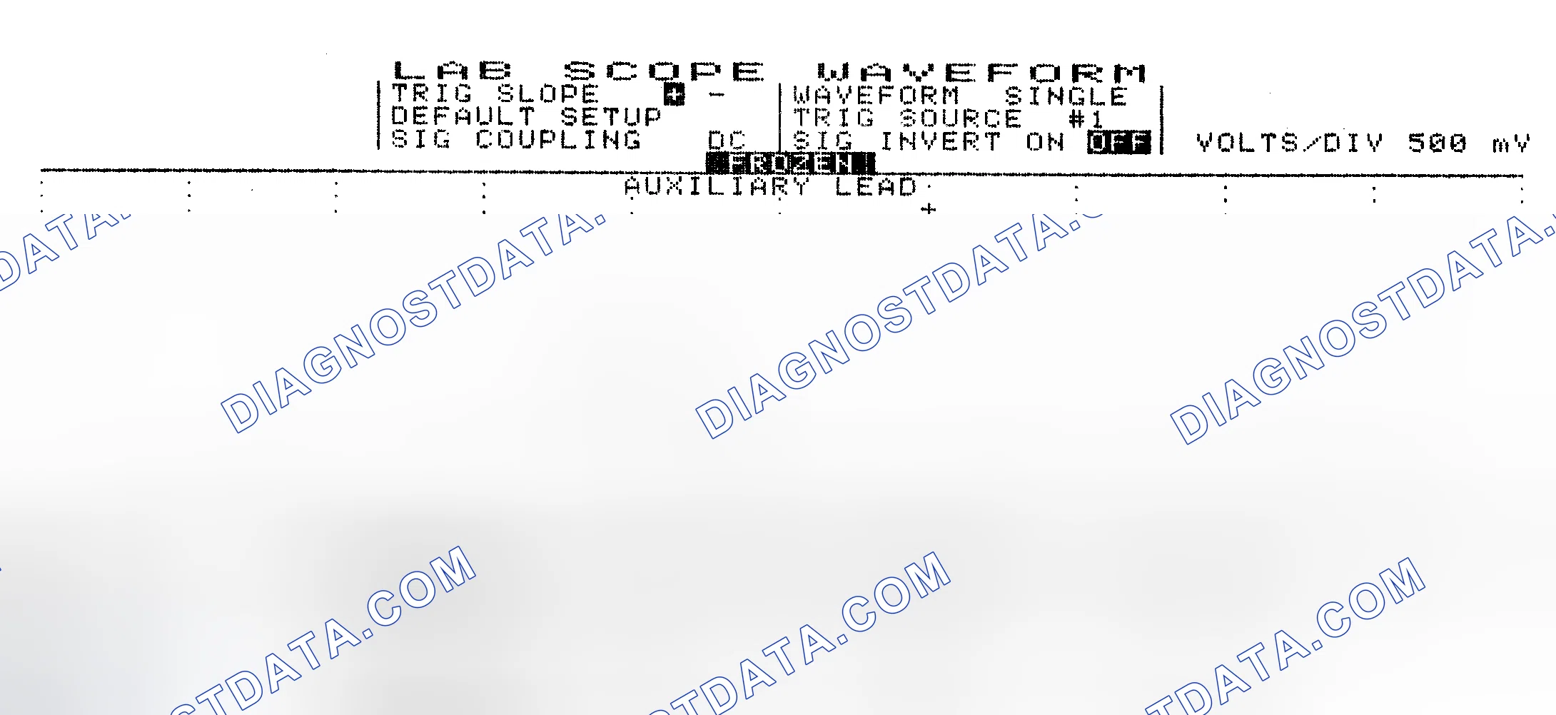 Scheme 10: Single Injector w/Excessive Current Flow - Current Pattern